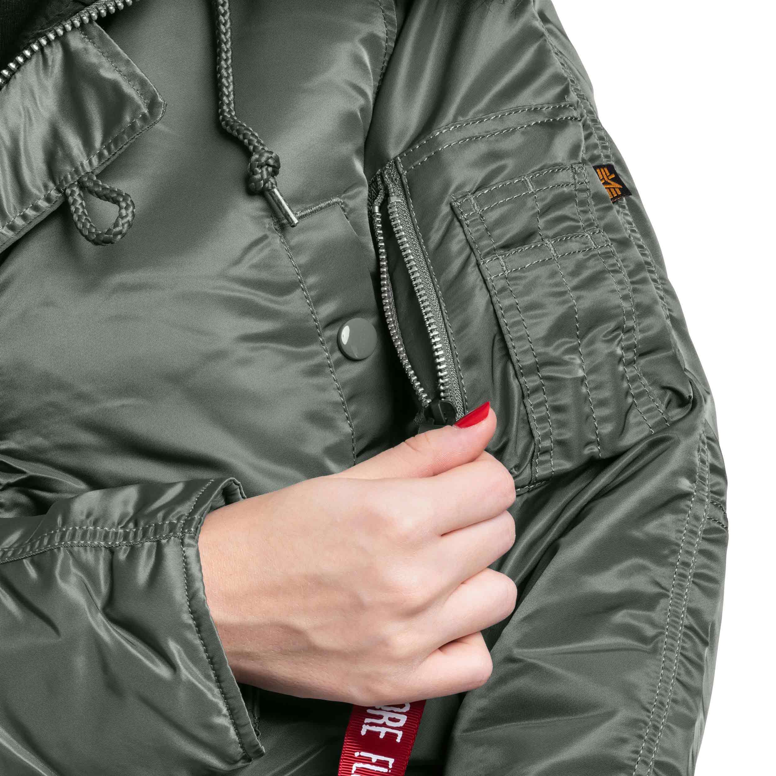 Dámská bunda Alpha Industries N3B VF 59 - Vintage Green/Black