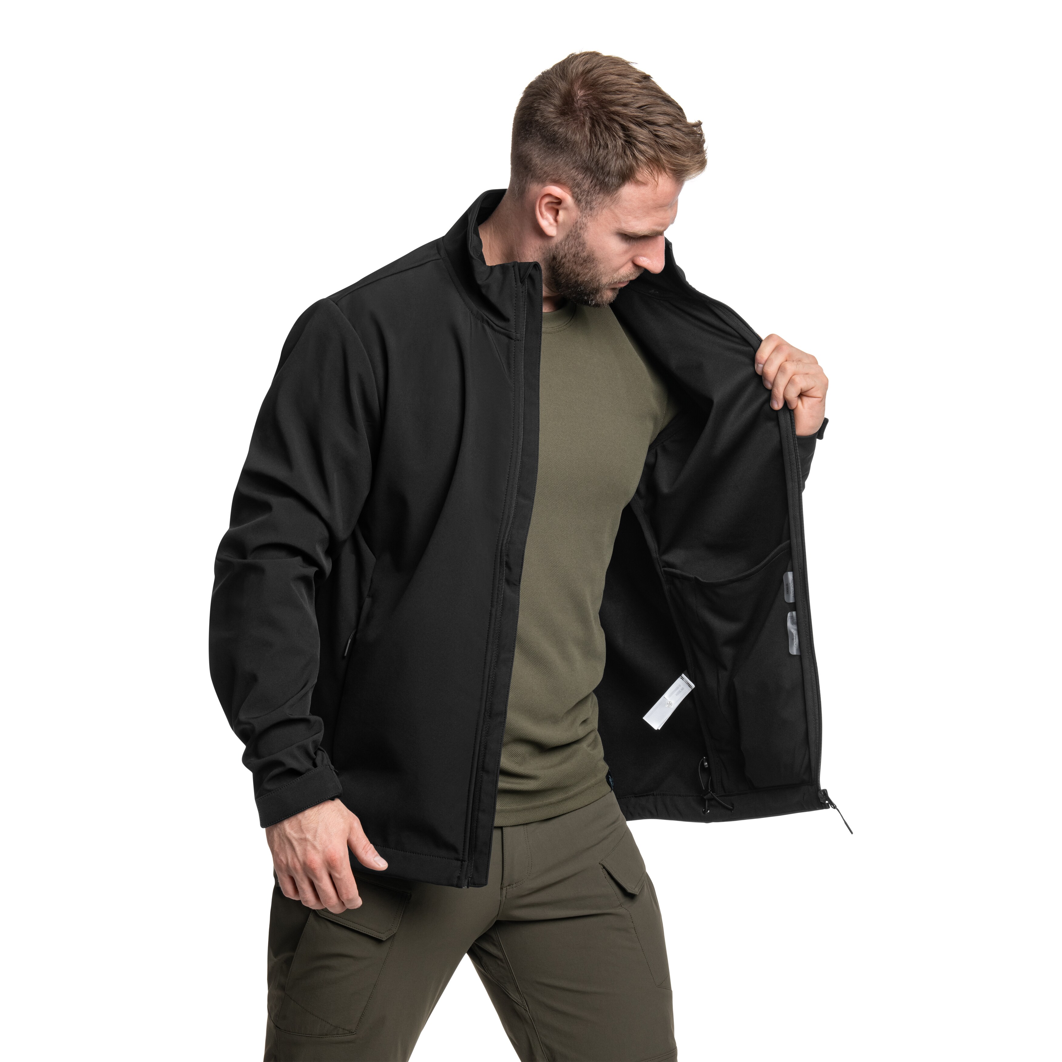 Bunda 4F Softshell M284 - Černá