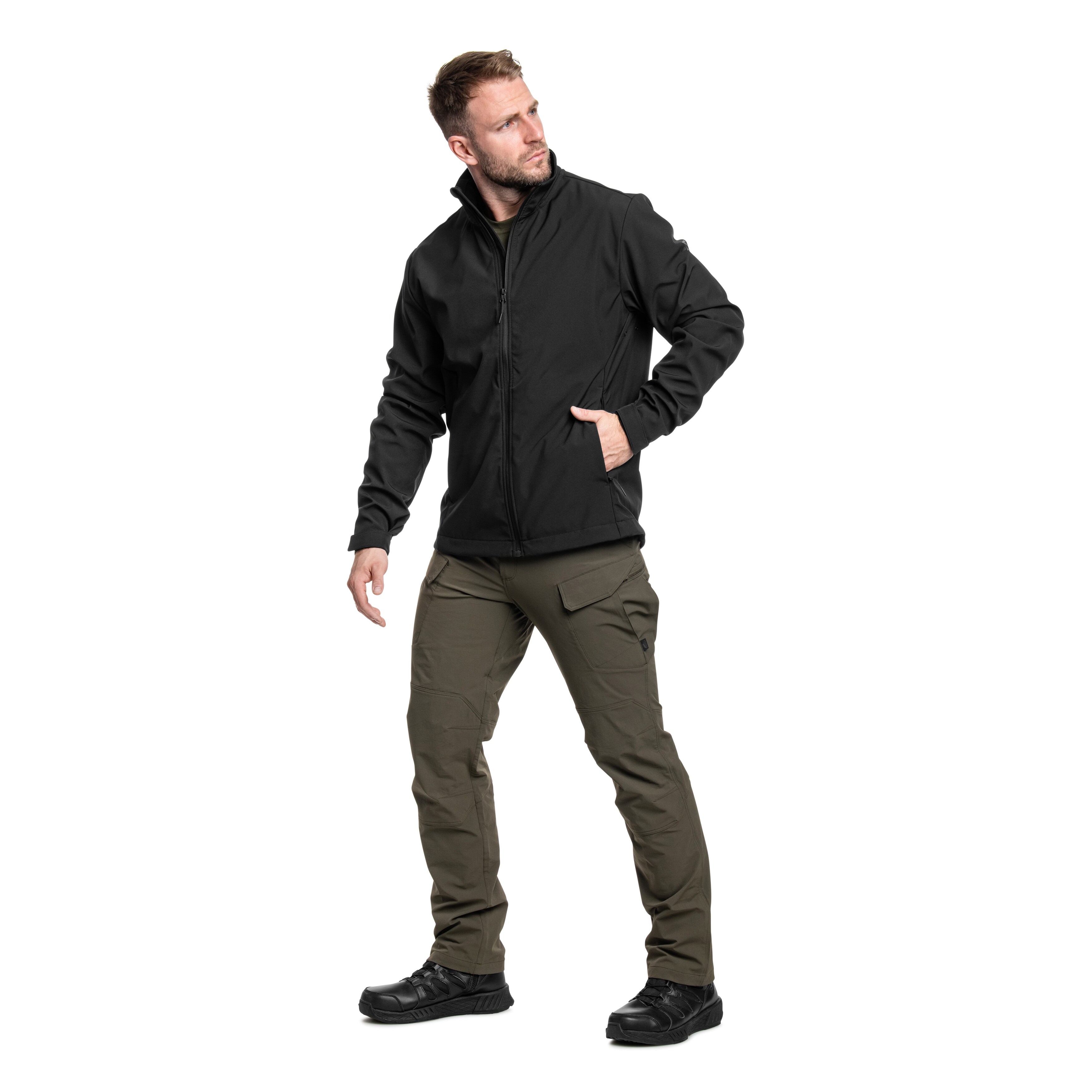 Bunda 4F Softshell M284 - Černá