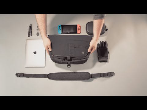 Taška přes rameno Pentagon Consul Side Messenger Bag 13,4 l - Black