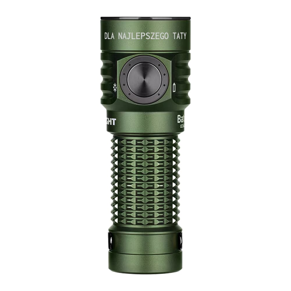 Akumulátorová svítilna Olight Baton Turbo OD Green - 1000 lumenů