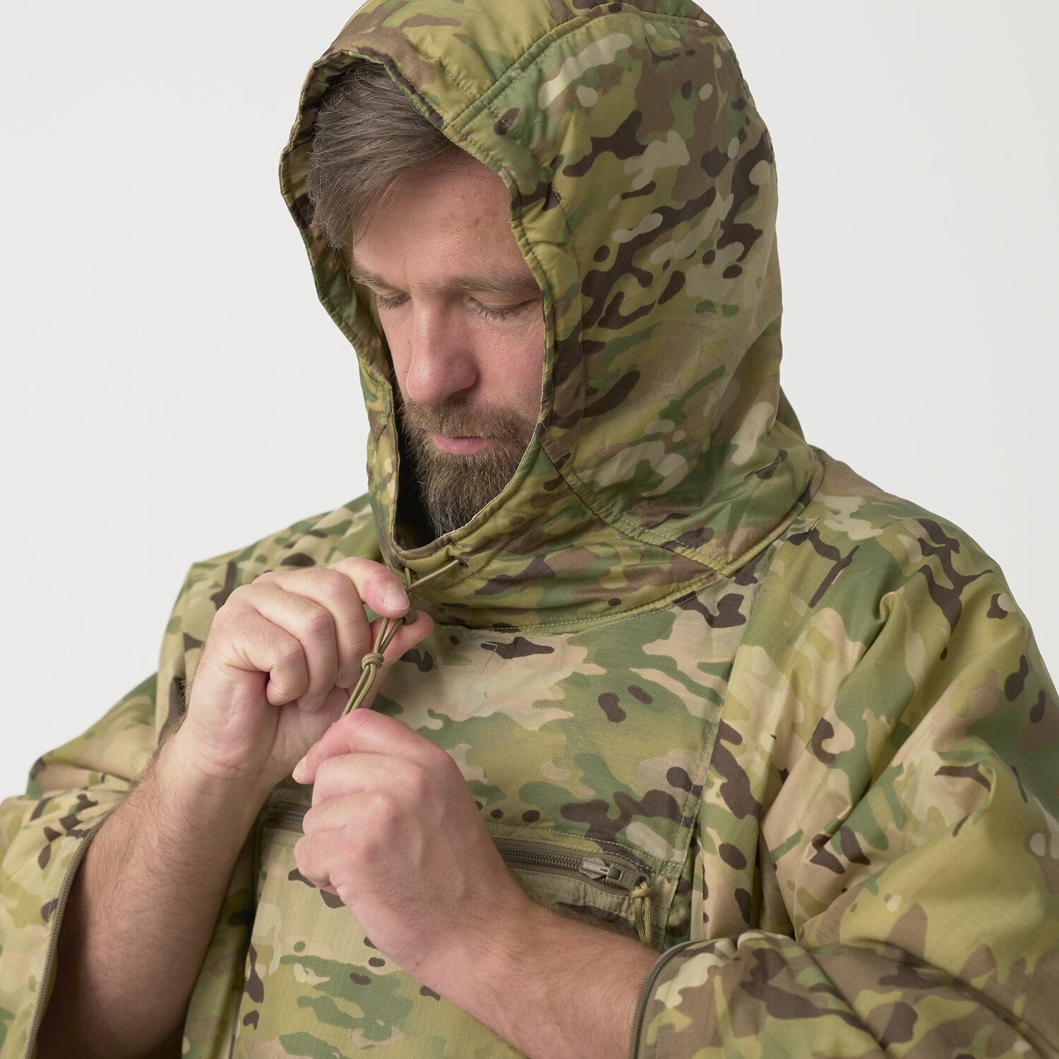Pončo Helikon-Tex Swagman Roll Climashield Apex se spacím vakem – MultiCam