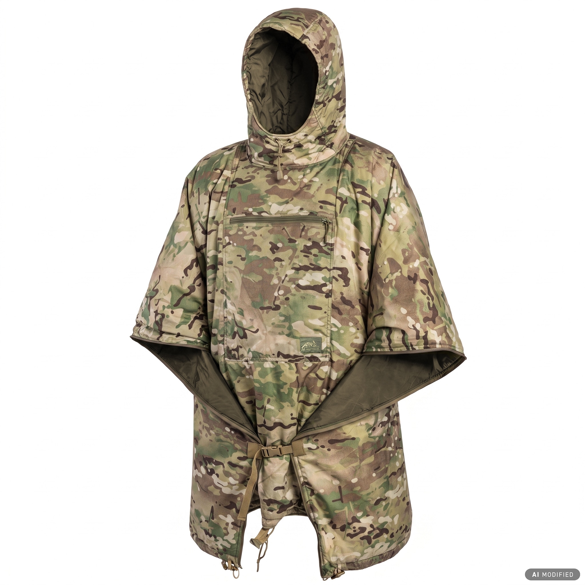 Pončo Helikon-Tex Swagman Roll Climashield Apex se spacím vakem – MultiCam