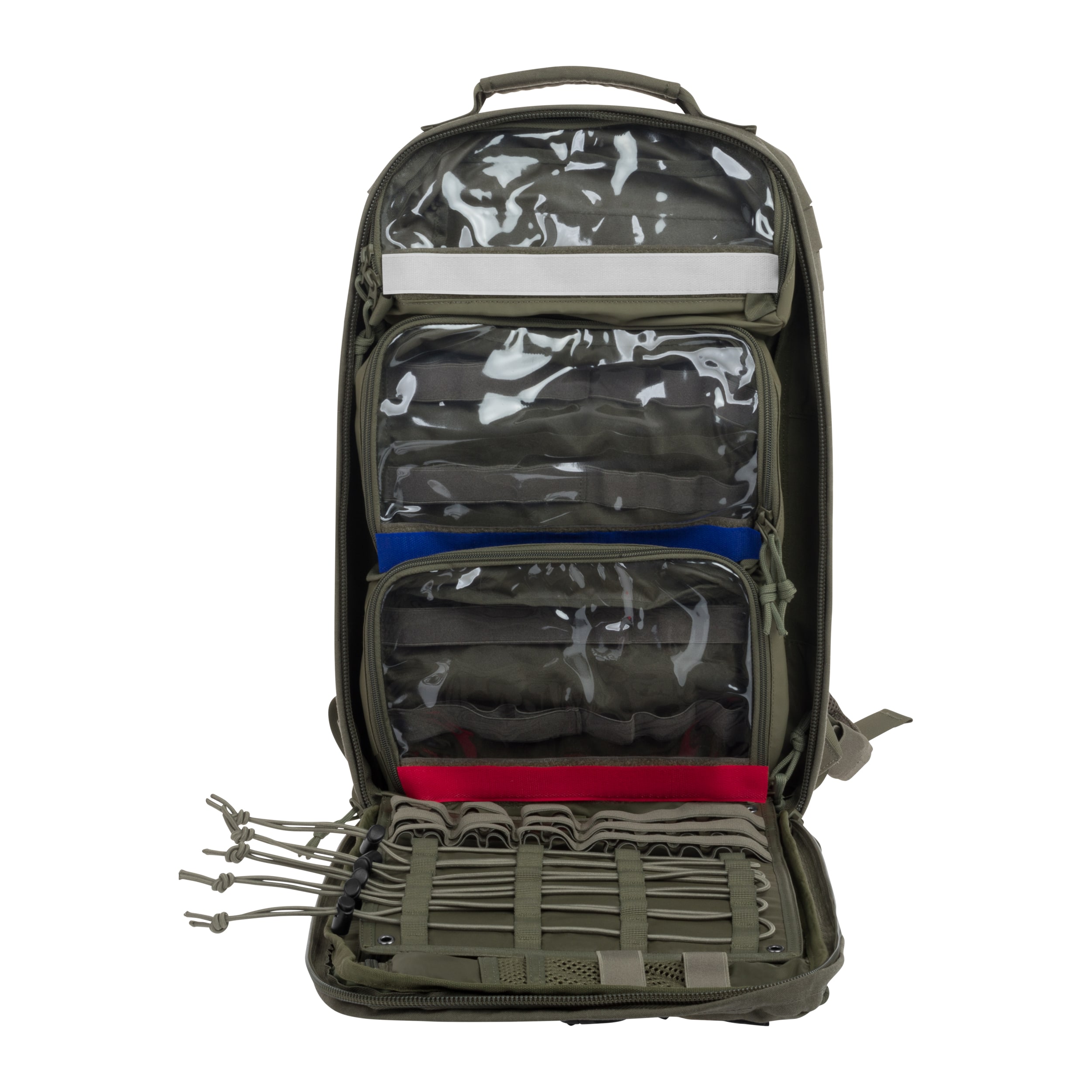 Lékařský batoh Tasmanian Tiger Medic Assault Pack MKII IRR 15 l – Stone Grey Olive