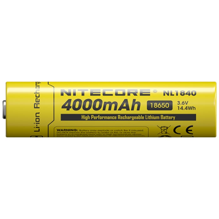Akumulátor Nitecore NL1840 18650 3,6 V -  4000 mAh