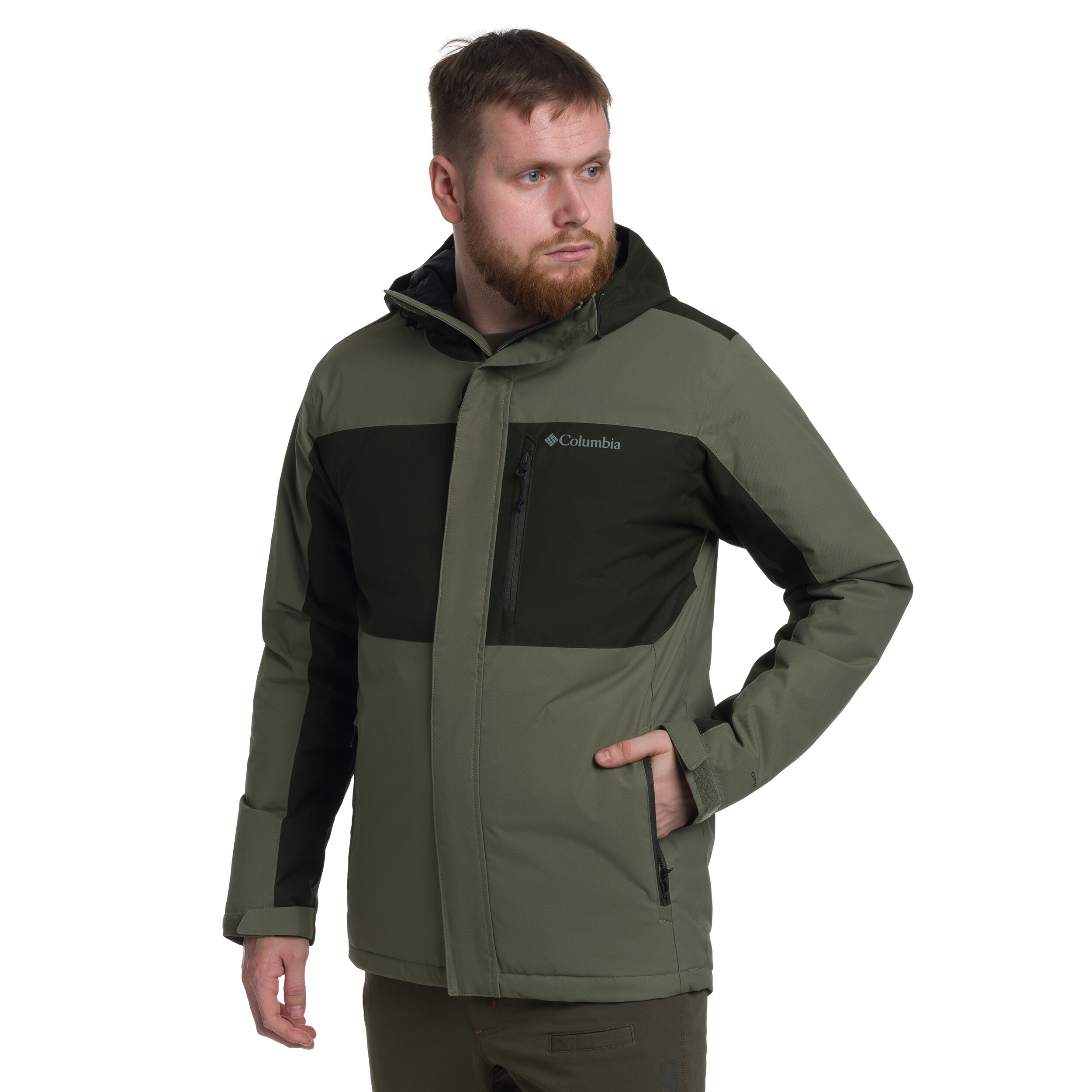 Bunda Columbia Tipton Peak III Insulated Jacket - Stone Green/Greenscape