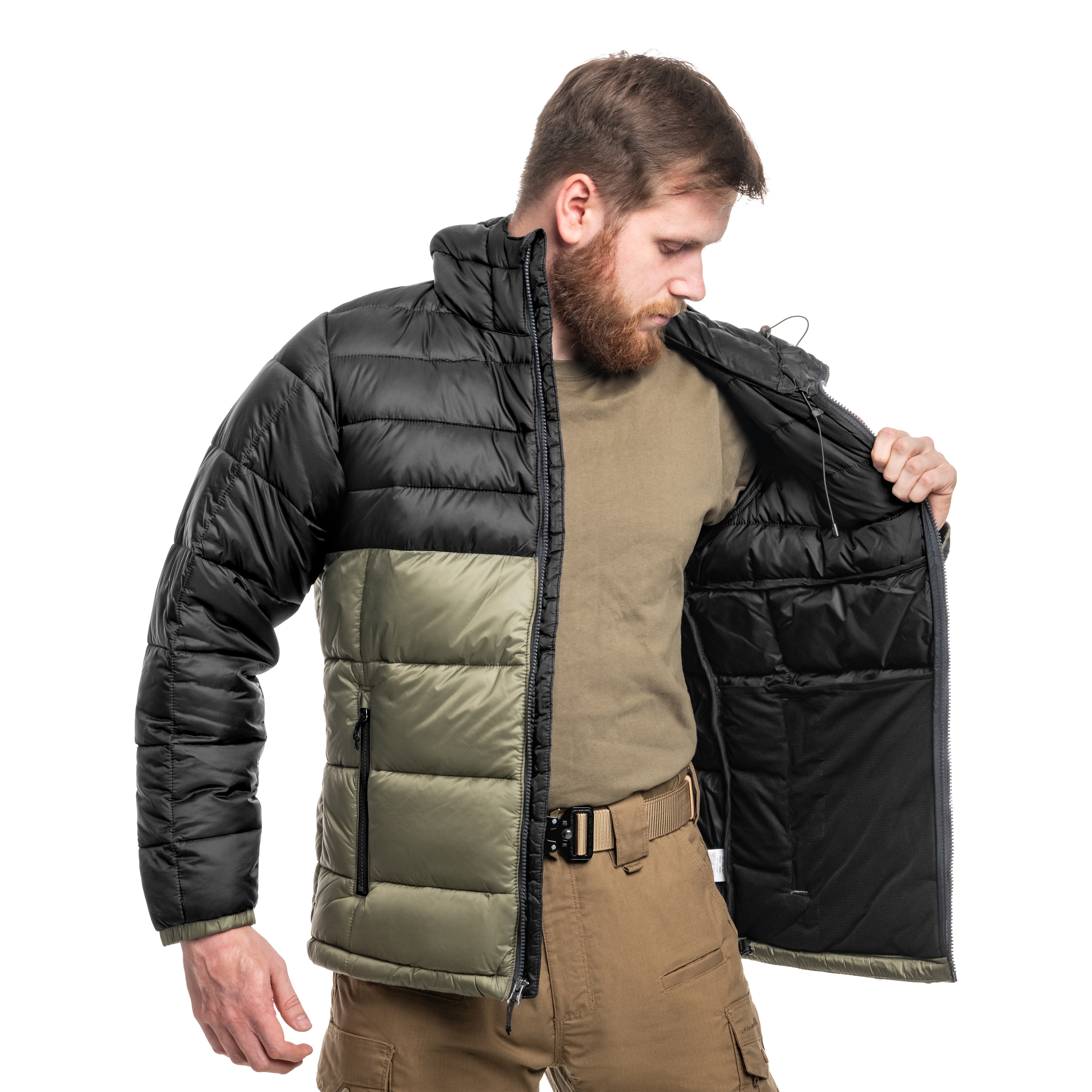 Bunda Columbia Buck Butte II Insulated Hooded - Stone Green/Black
