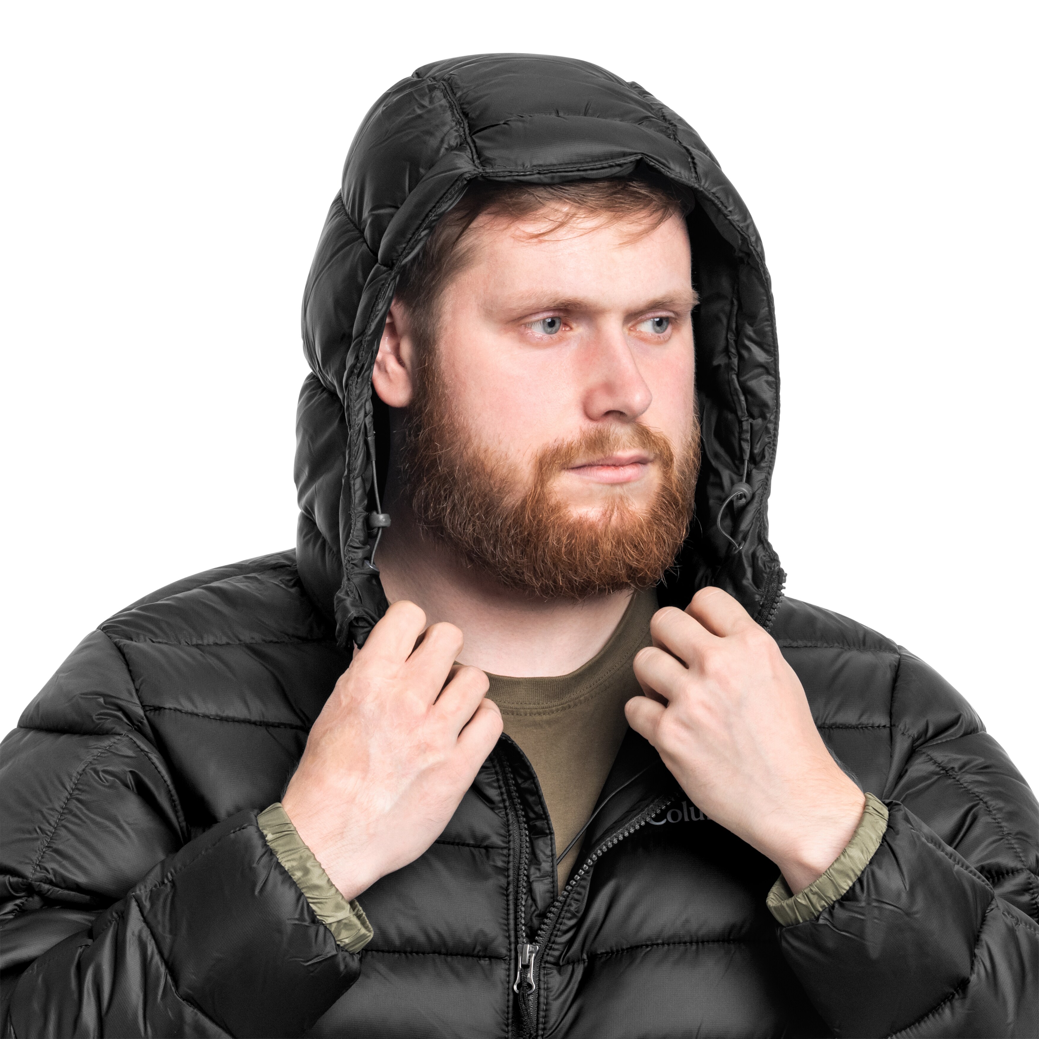 Bunda Columbia Buck Butte II Insulated Hooded - Stone Green/Black