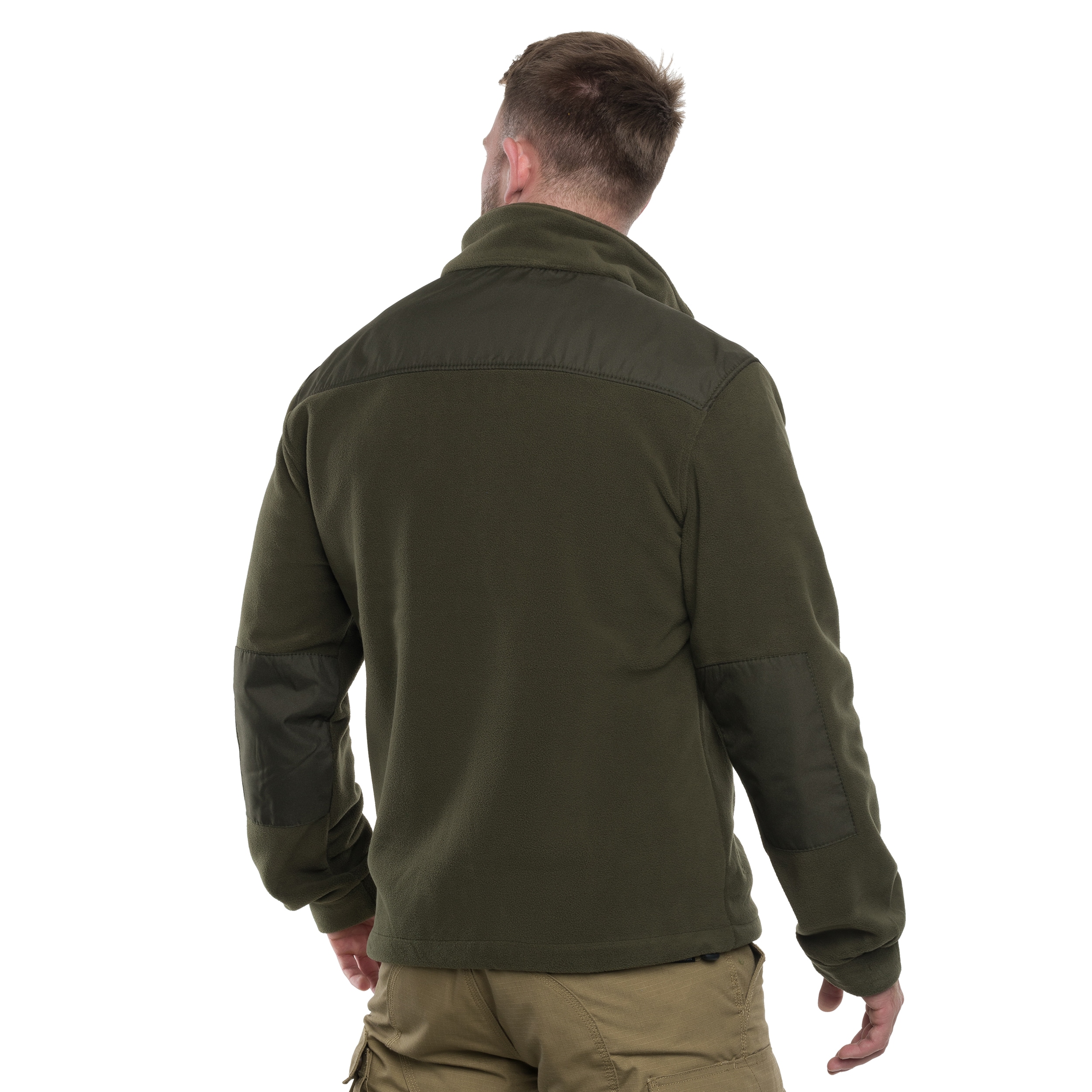 Vojenský fleece – Khaki