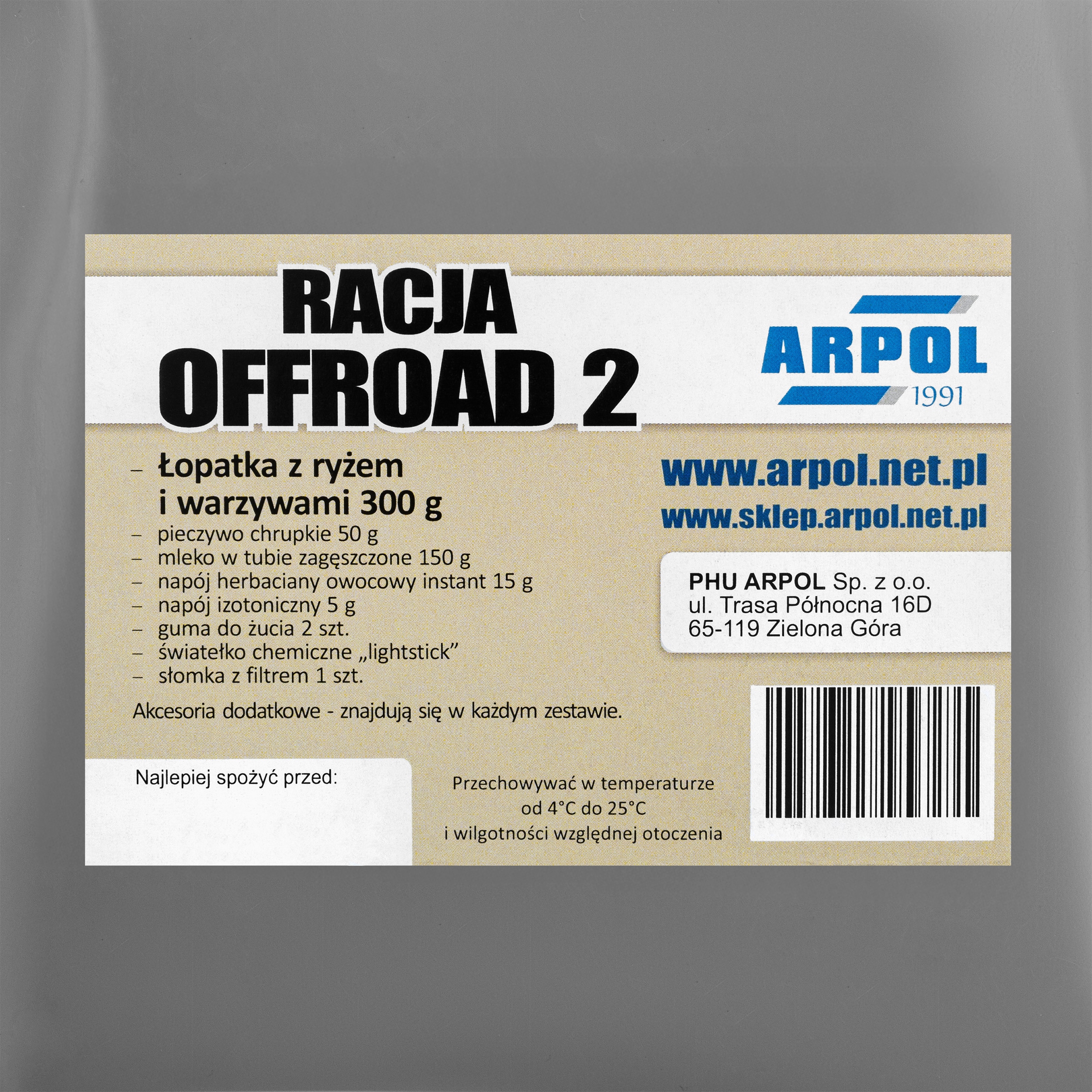 Potravinová dávka Arpol Offroad 2