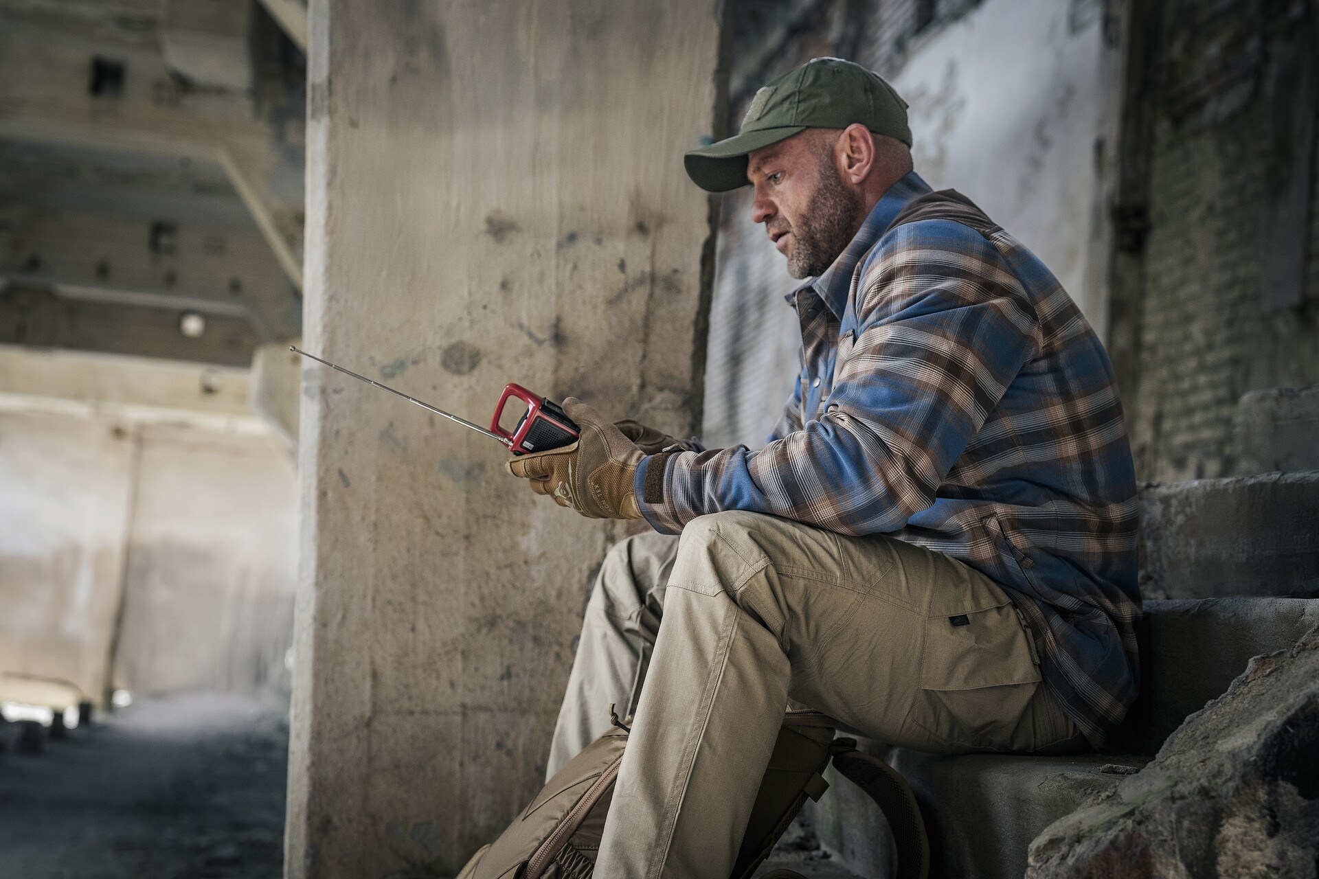 Košile Helikon-Tex Winter Warden Long Sleeve - Forest Blue Plaid