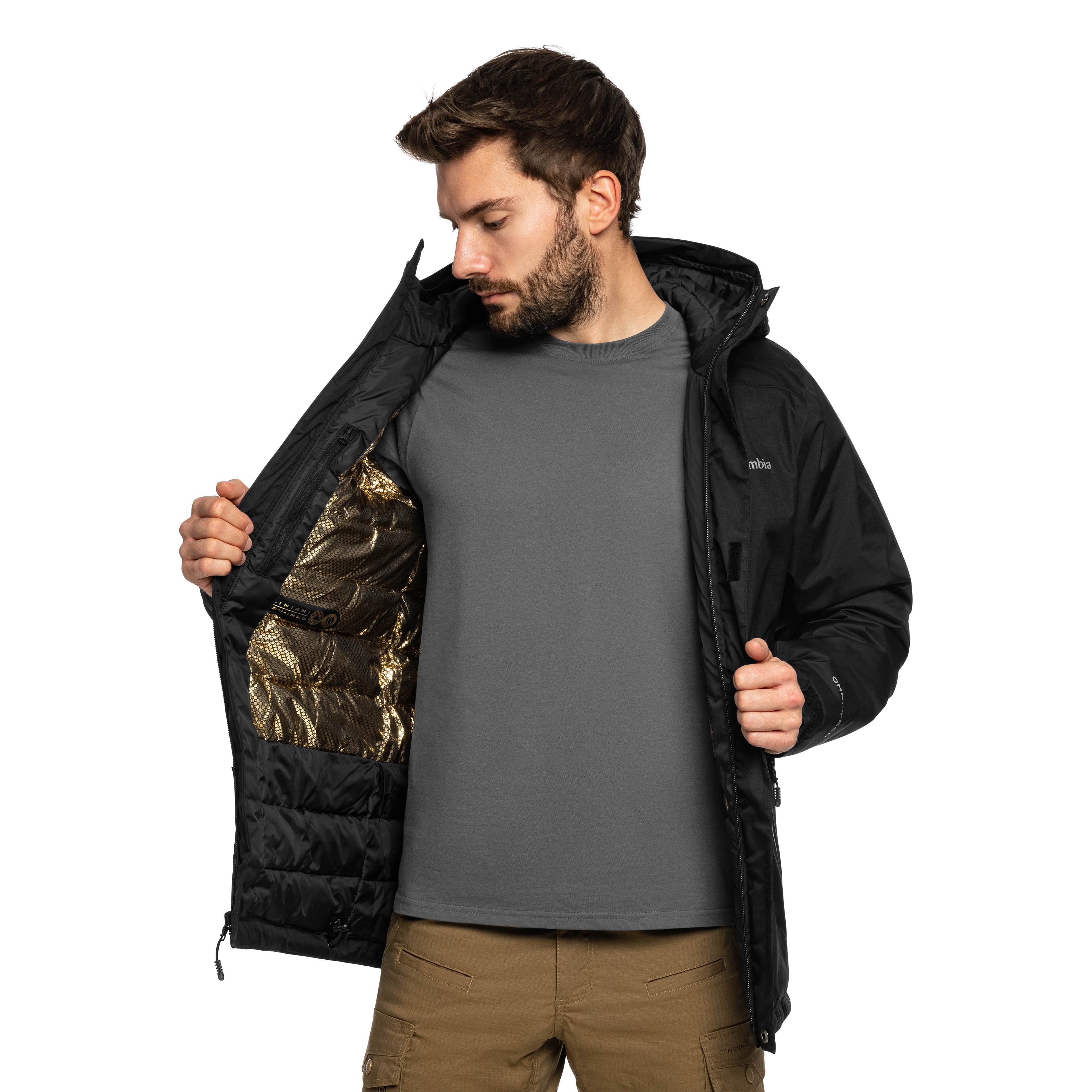 Bunda Columbia Oak Harbor II Insulated Waterproof - Black