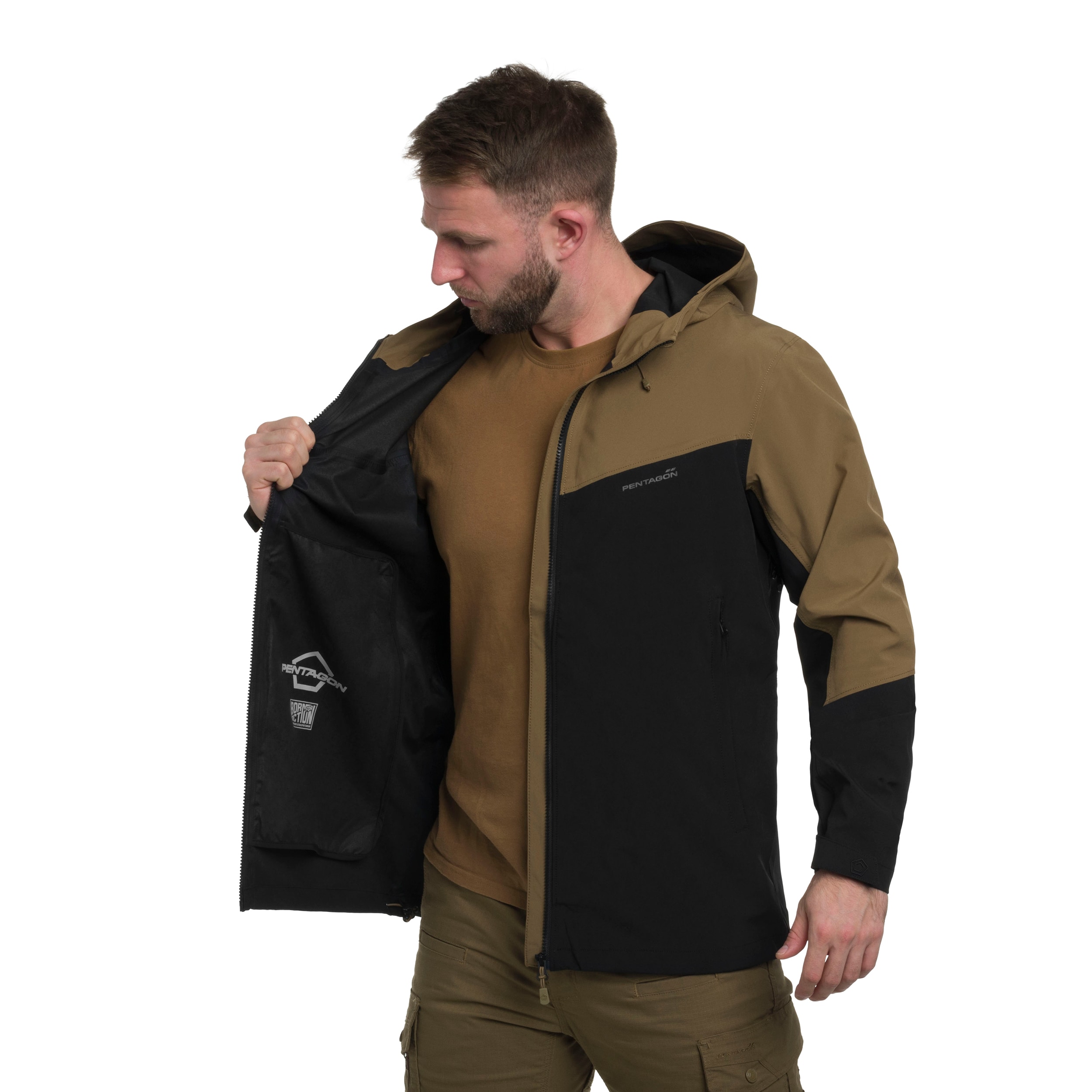 Bunda Pentagon Monlite - Coyote/Black