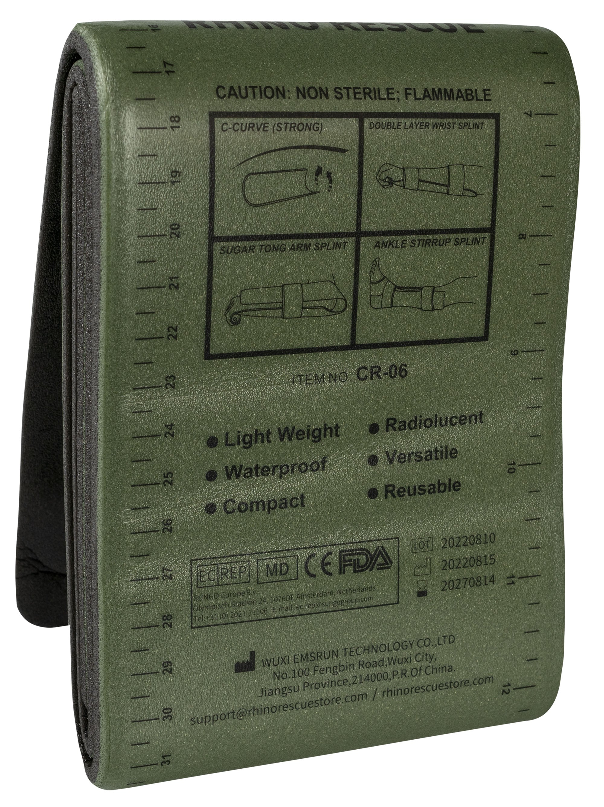 Dlahovací dlaha Rhino Rescue Splint 36