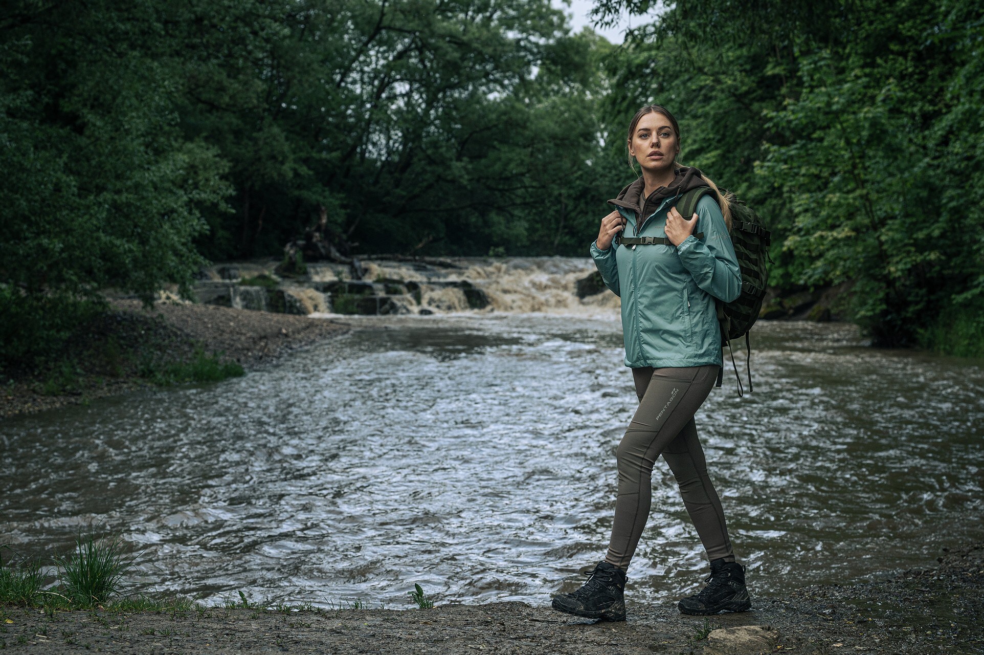 Dámská nepromokavá bunda Pentagon Cloudburst - Mint