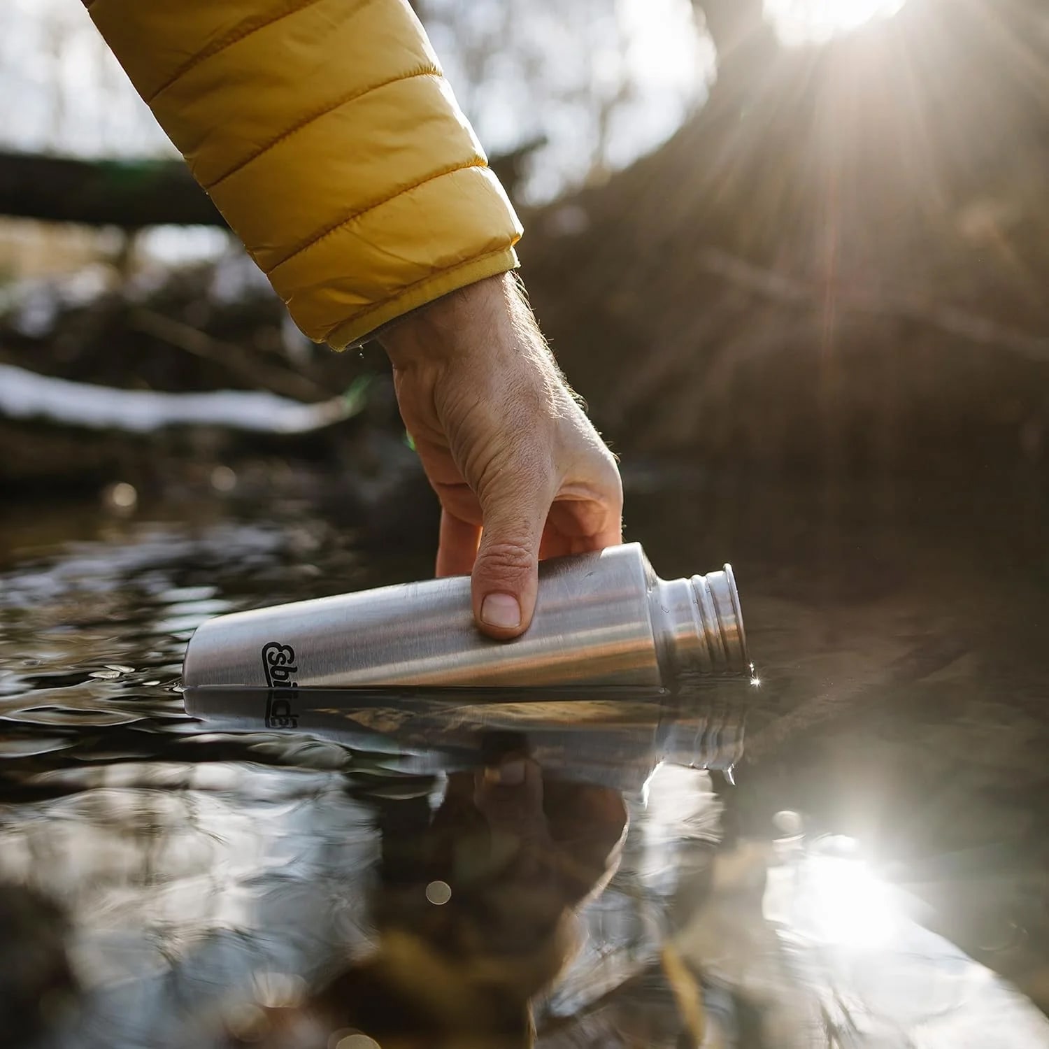 Láhev Esbit Sculptor 1 l - Stainless Steel