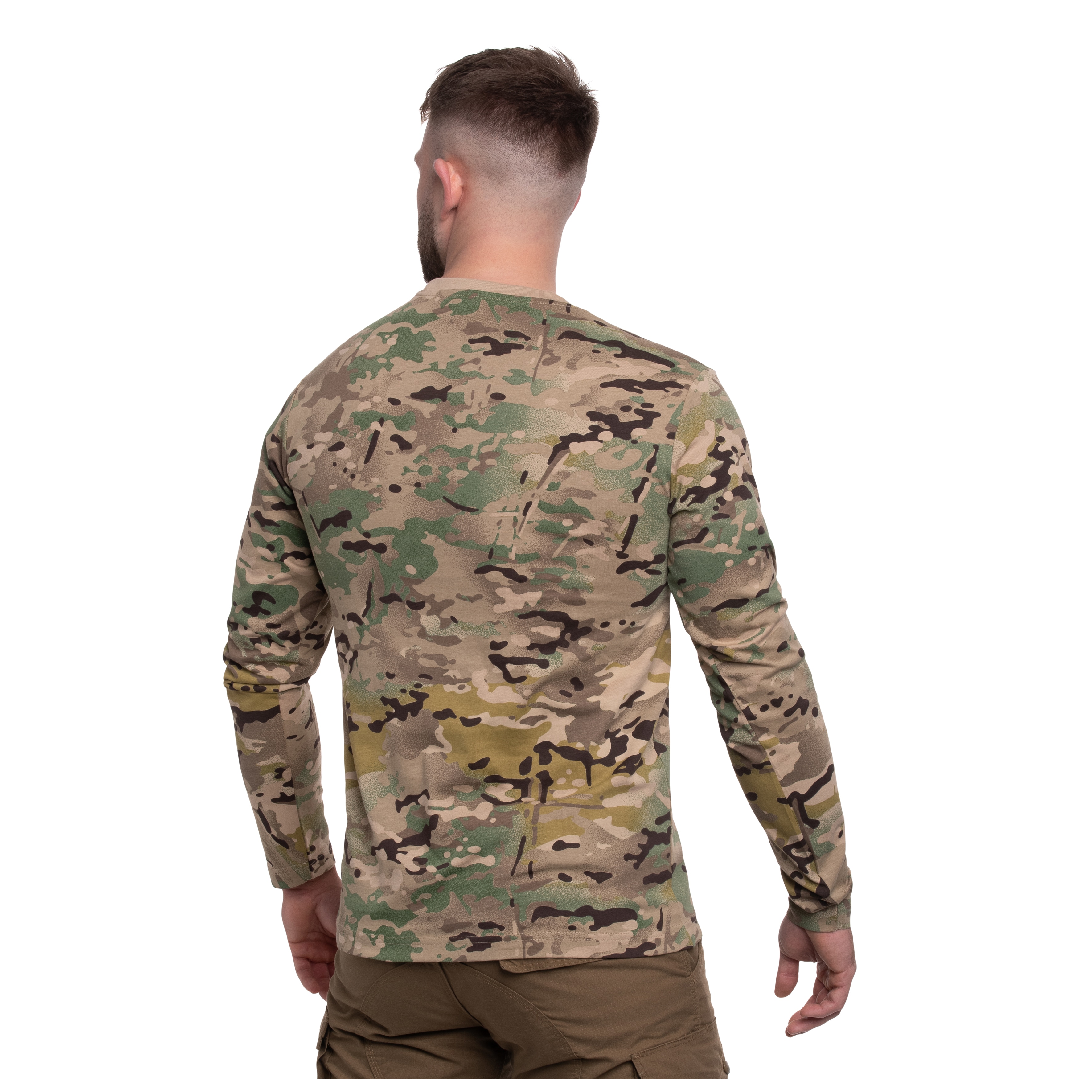 Tričko Brandit Premium Long Sleeve Shirt - Tactical Camo