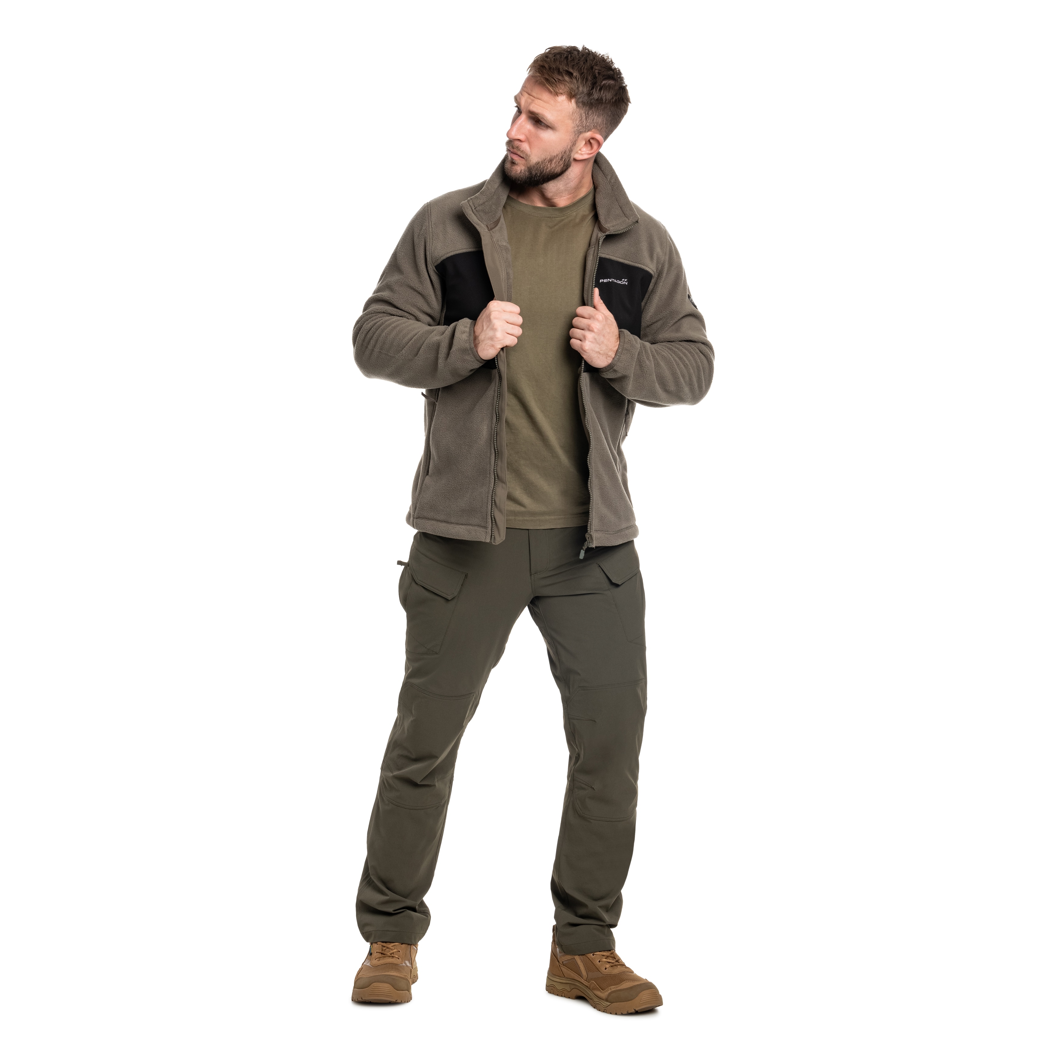 Fleesová mikina Pentagon Ajax – RAL 7013