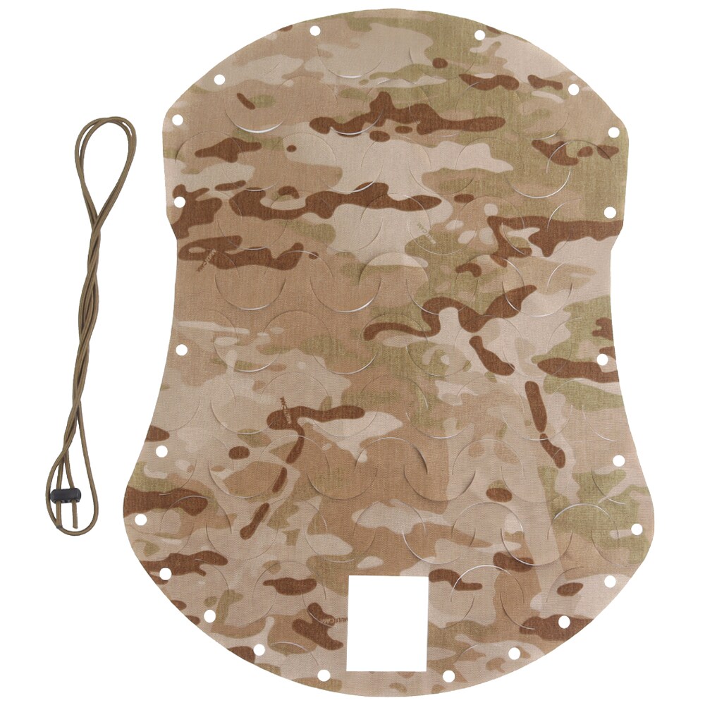 Univerzální maskování na helmu Wosport Laser Cut Cover – MultiCam Arid