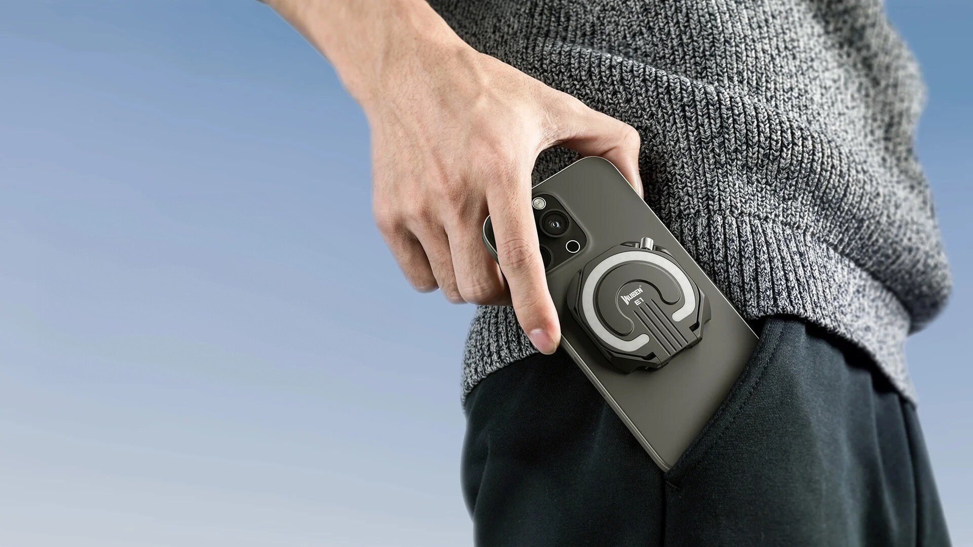 Lampa Wuben E1 EDC Selfie Light Portable Ring Light White – 300 lumenů