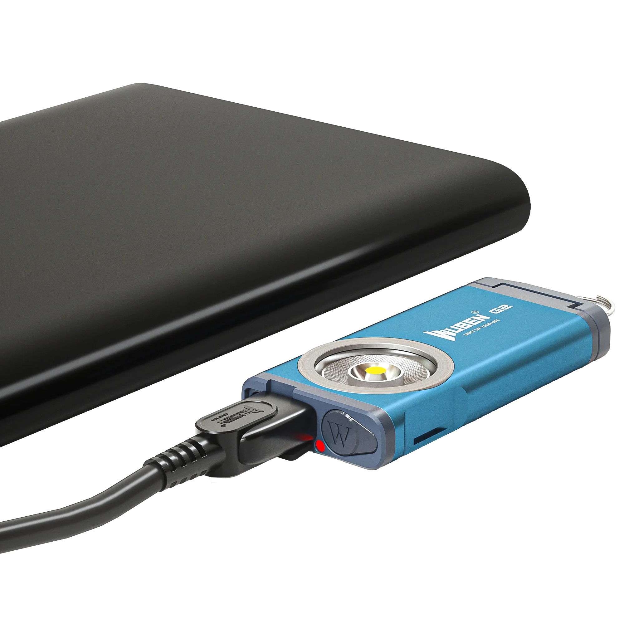 Svítilna přívěsek Wuben G2 Blue - 500 lumenů