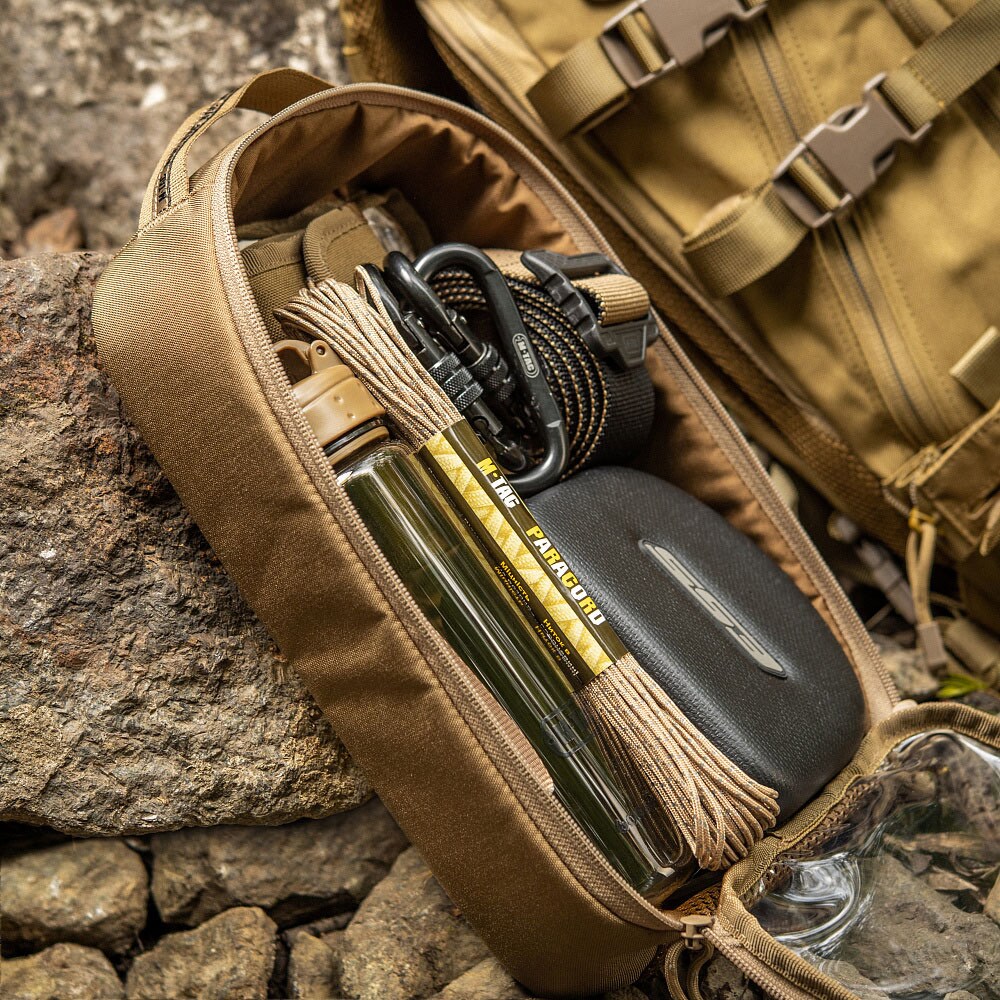 Organizer M-Tac Elite průhledný Large (30 x 19 cm) - Coyote