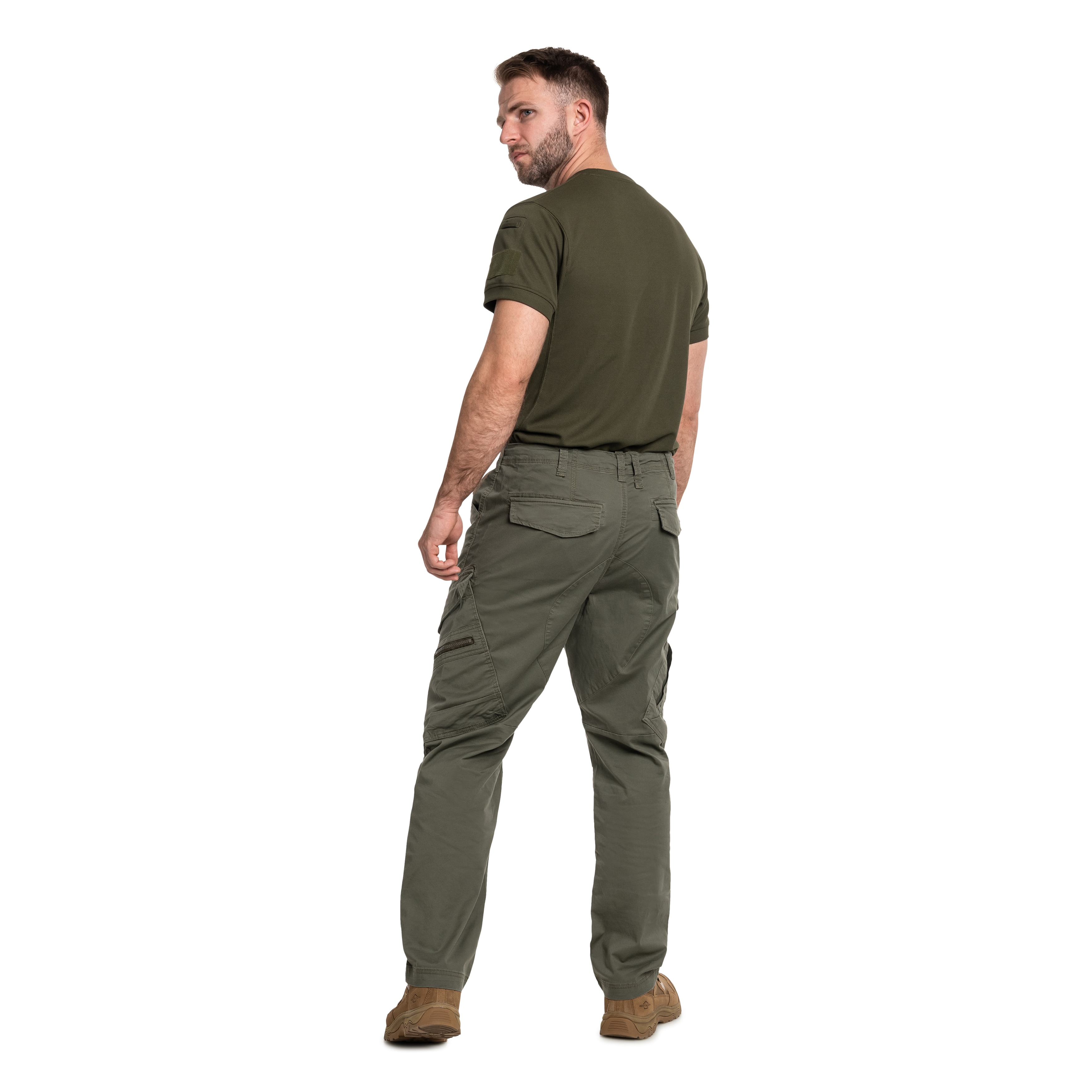 Kalhoty Brandit Adven Slim Fit – Olive