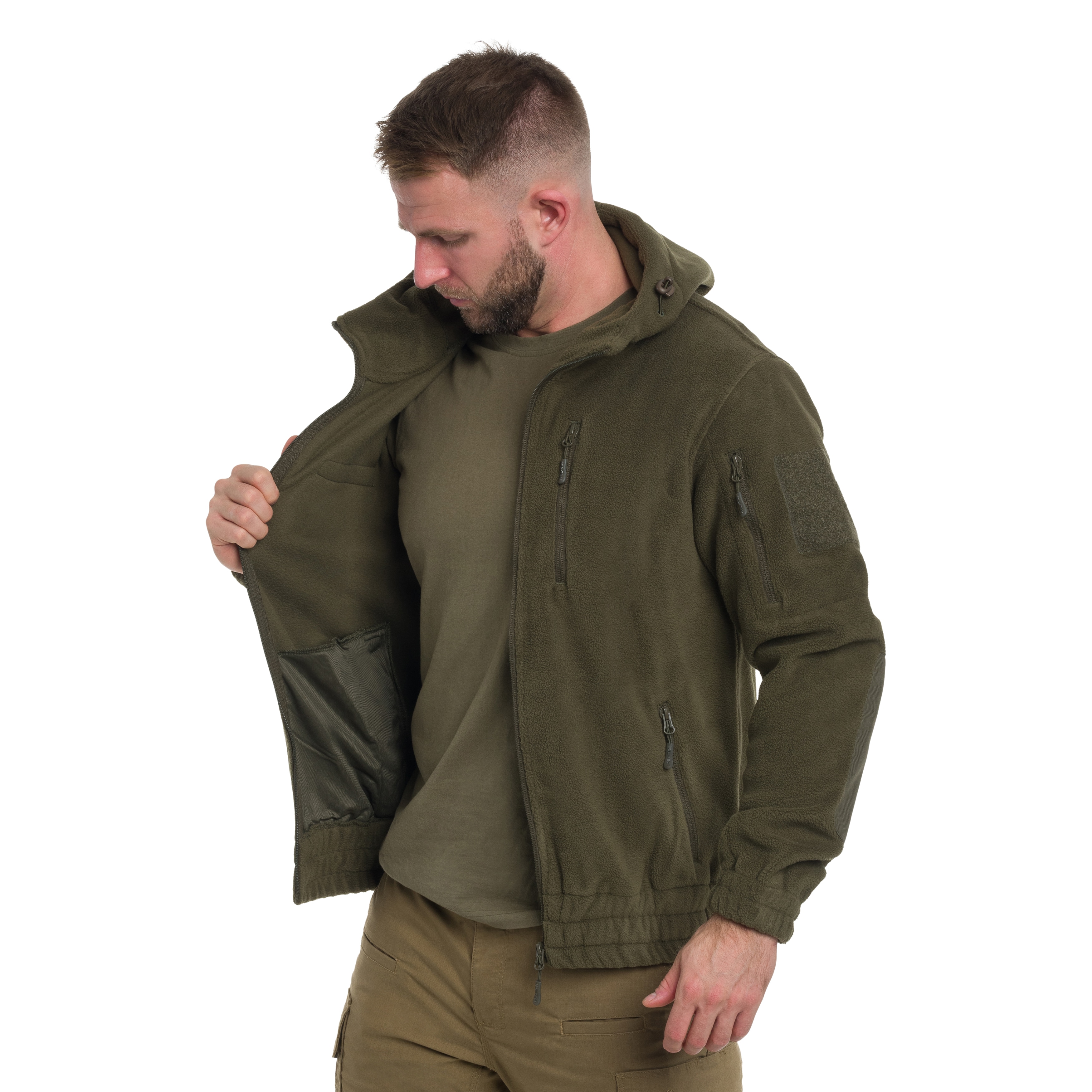 Fleesová mikina Mil-Tec Cold Weather Fleece Jacket GEN.II – Olive