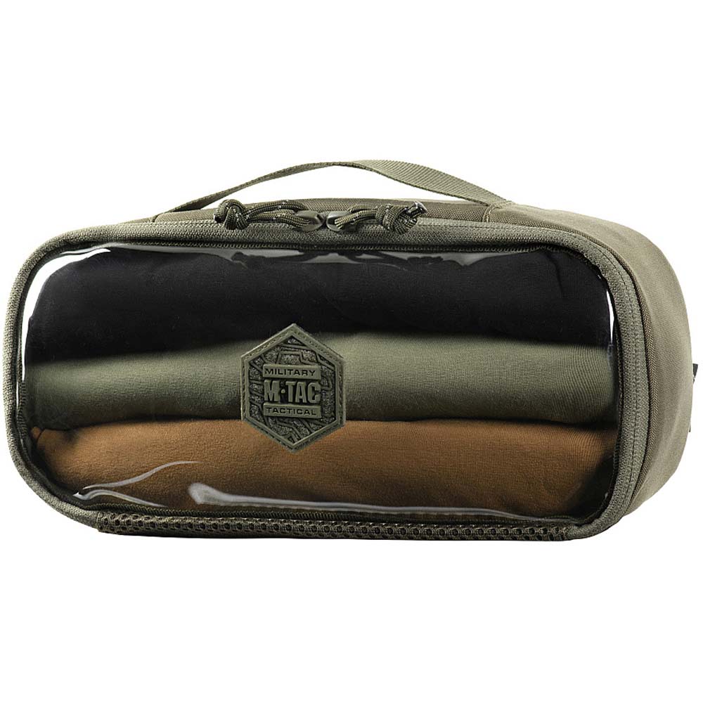Organizér M-Tac Elite průhledný Gen.II Medium (26 x 11 cm) - Ranger Green