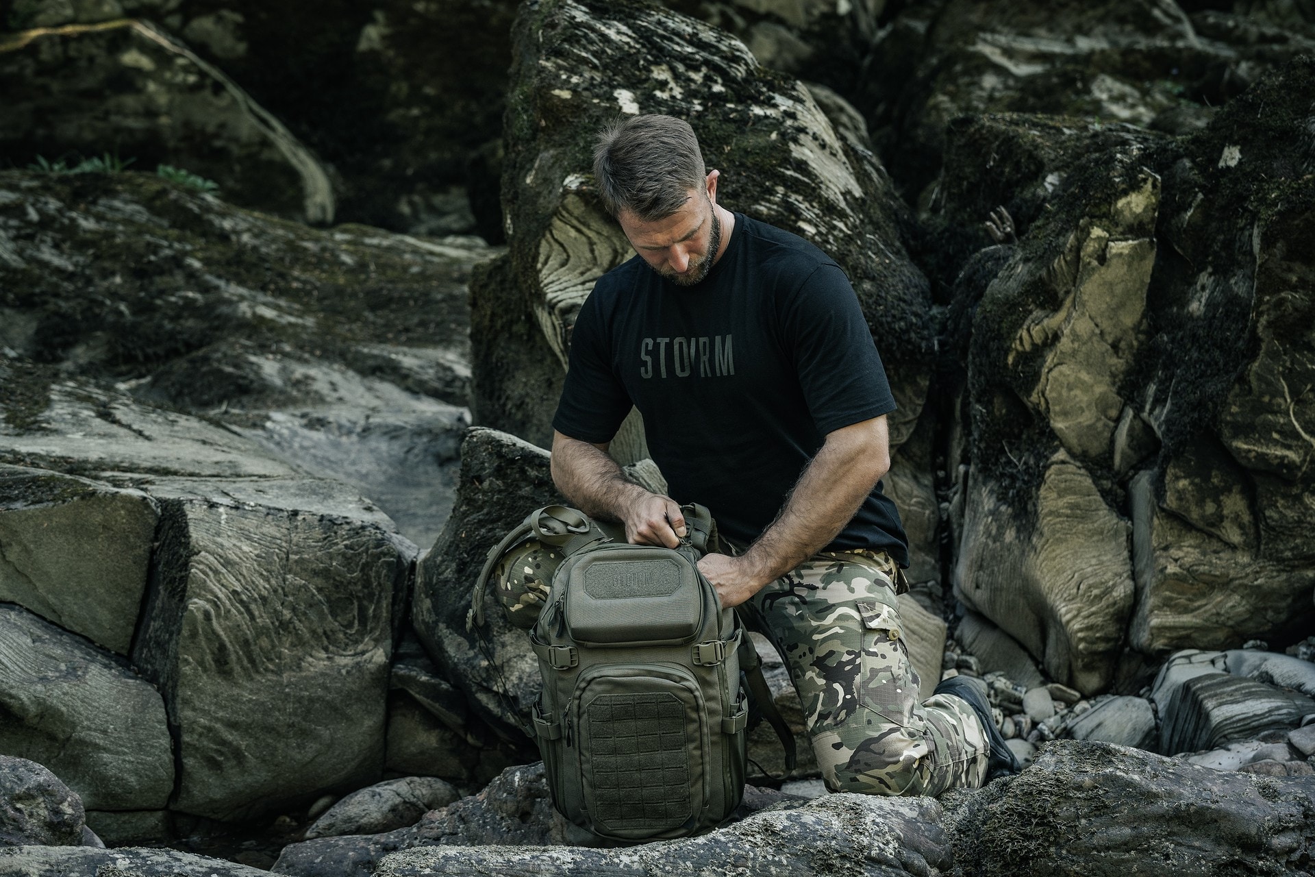 Tričko Stoirm - Black