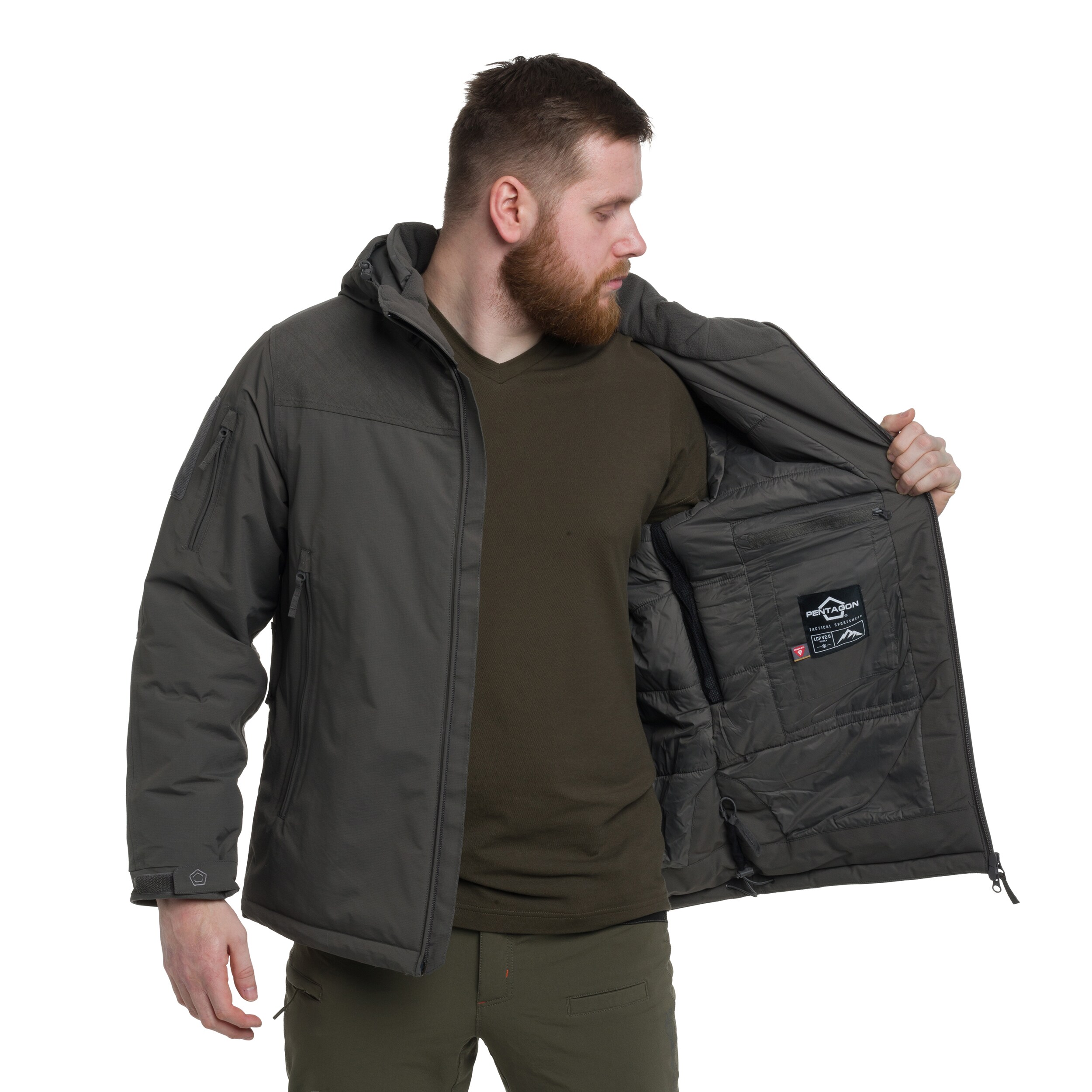 Bunda Pentagon LCP Primaloft V2.0 Parka - Cinder Grey