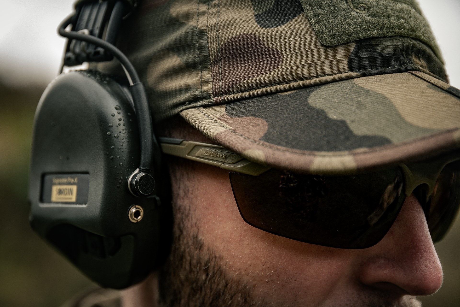 Taktické brýle Helikon-Tex TrinRay Basic Set – Adaptive Green / Smoked