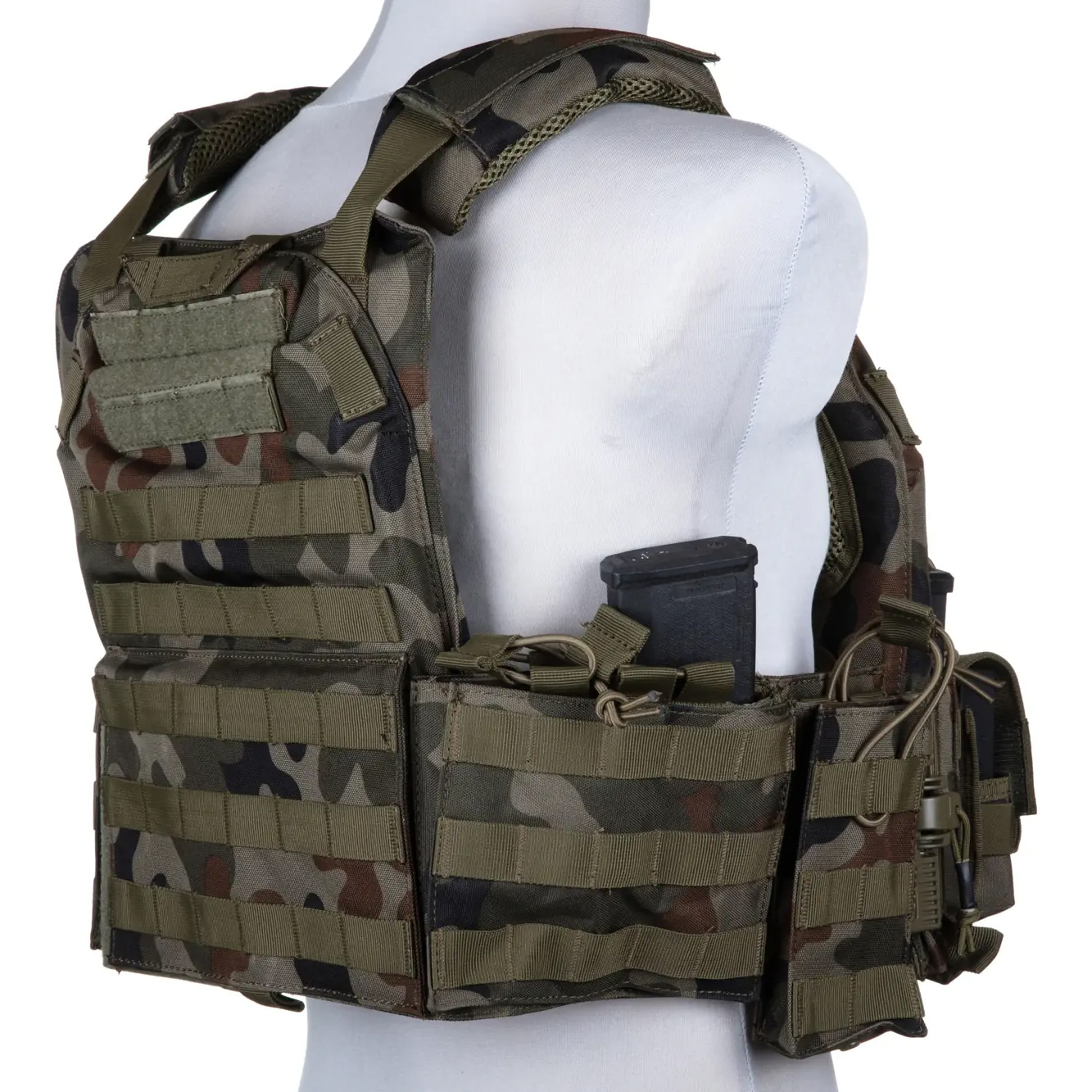 Taktická vesta GFC Tactical Plate Carrier 8944-1 - wz. 93 Pantera PL Woodland