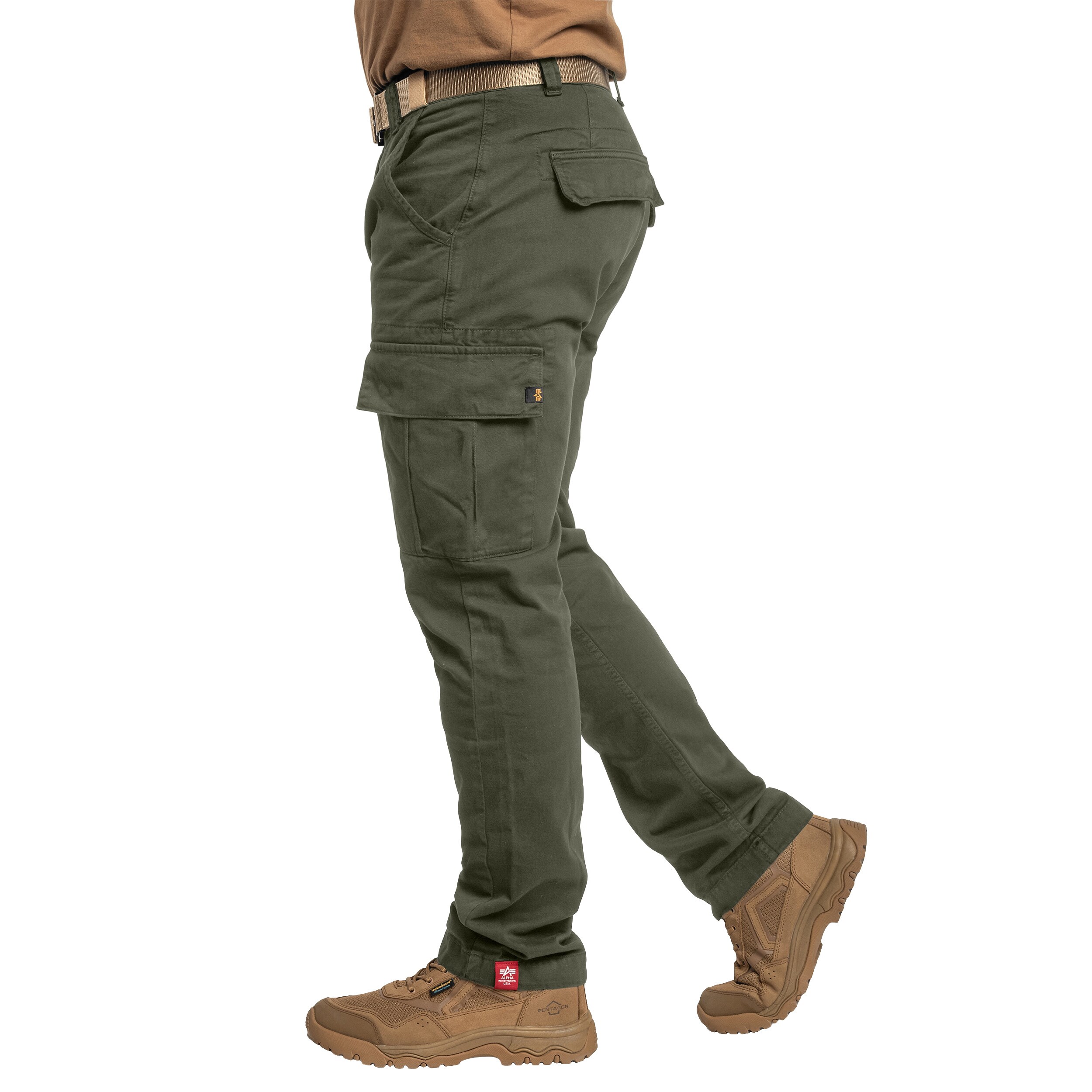 Kalhoty Alpha Industries Agent Pant – Dark Olive