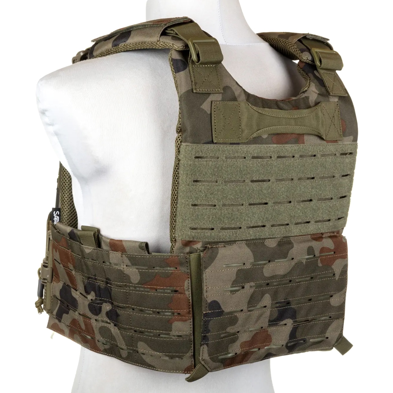 Taktická vesta Specna Arms QR Tactical Plate Carrier - wz. 93 Pantera PL Woodland