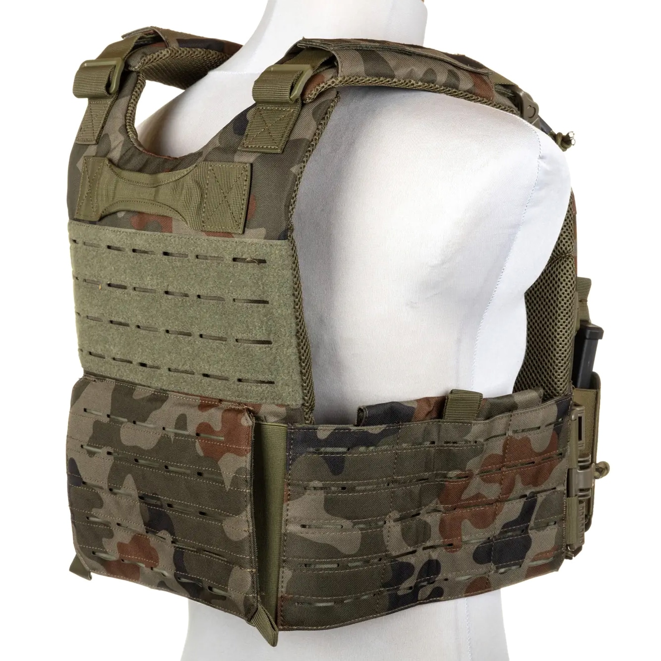 Taktická vesta Specna Arms QR Tactical Plate Carrier - wz. 93 Pantera PL Woodland