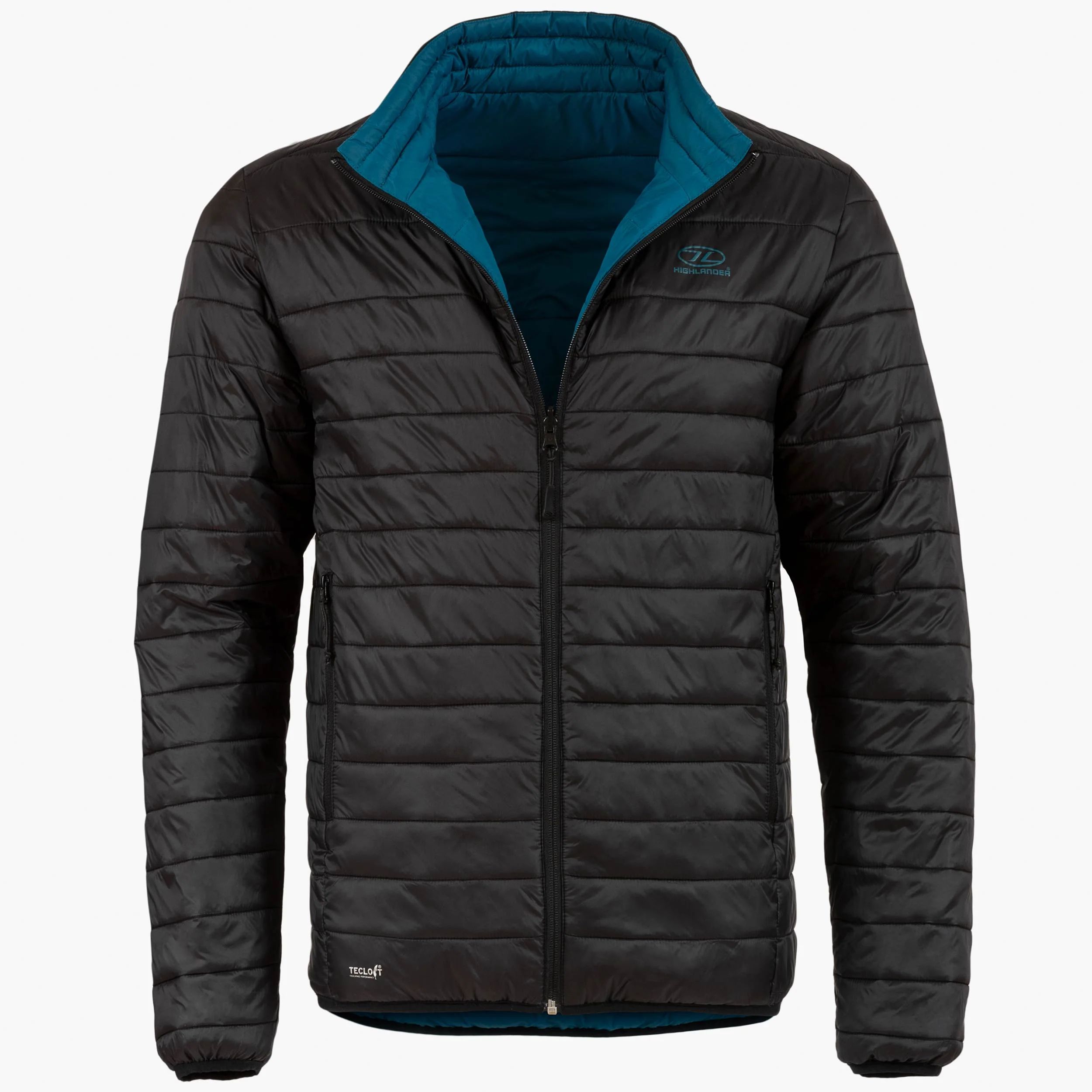 Bunda Highlander Coll Reversible Winter Jacket - Black/Petrol