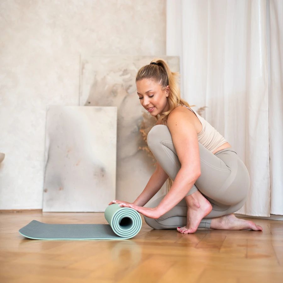 Podložka HMS YM10 na jógu – Mint