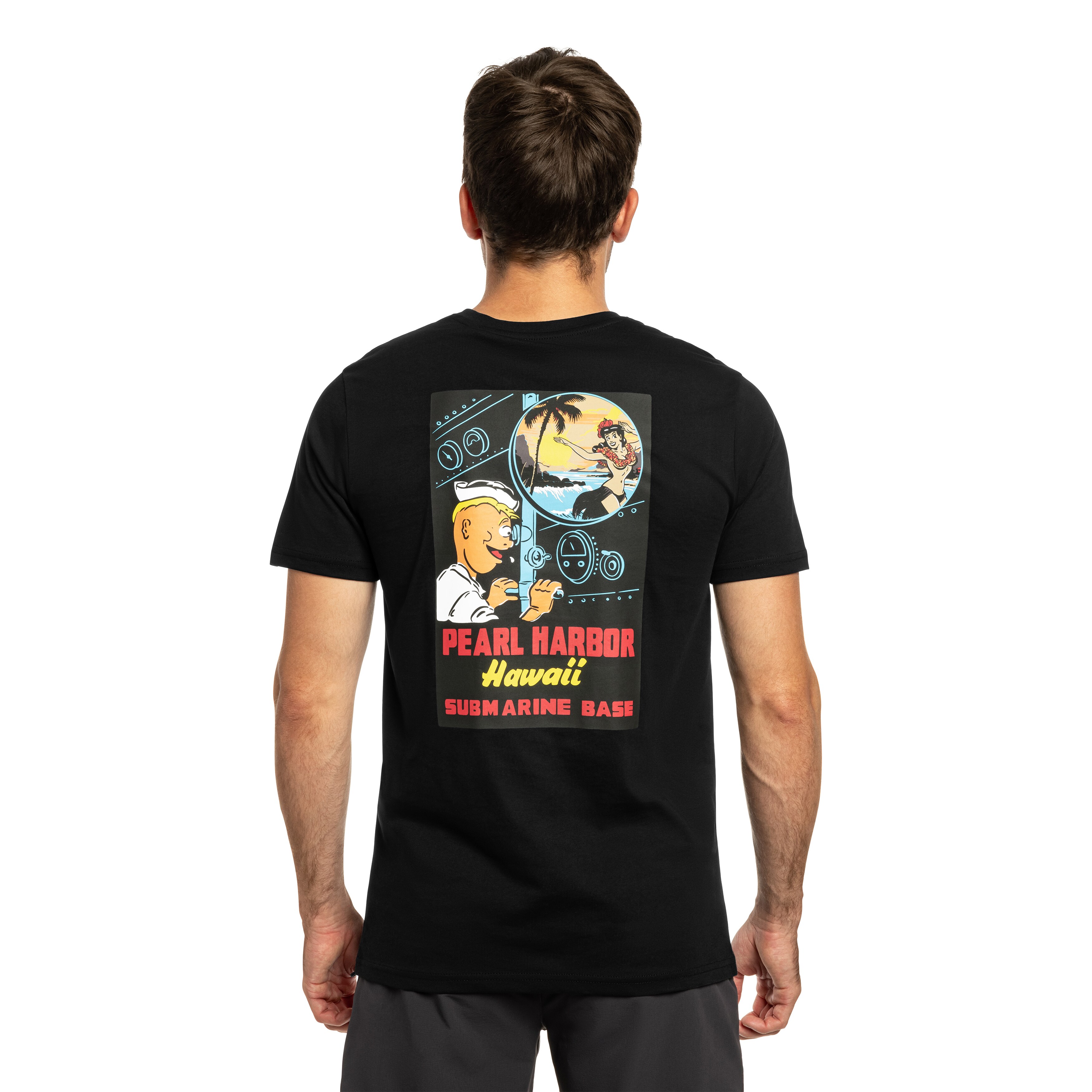 Tričko Alpha Industries Pearl Harbor Back Print - Black