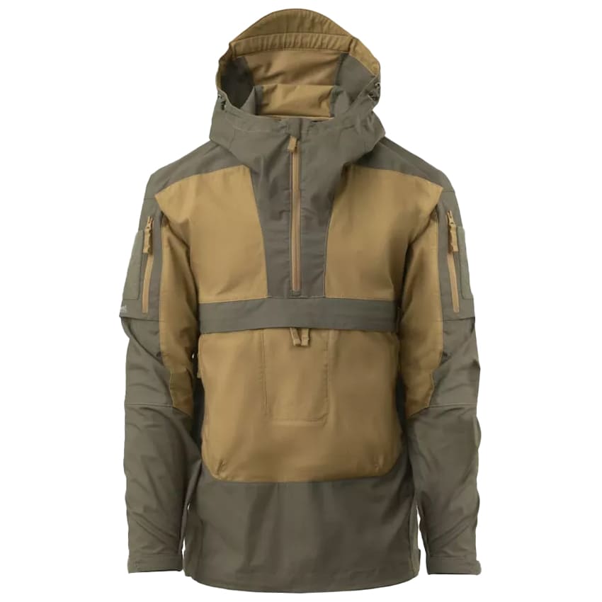 Bunda Helikon-Tex Anorak Tracer PolyCotton Stretch Rip-Stop - Coyote/Taiga Green