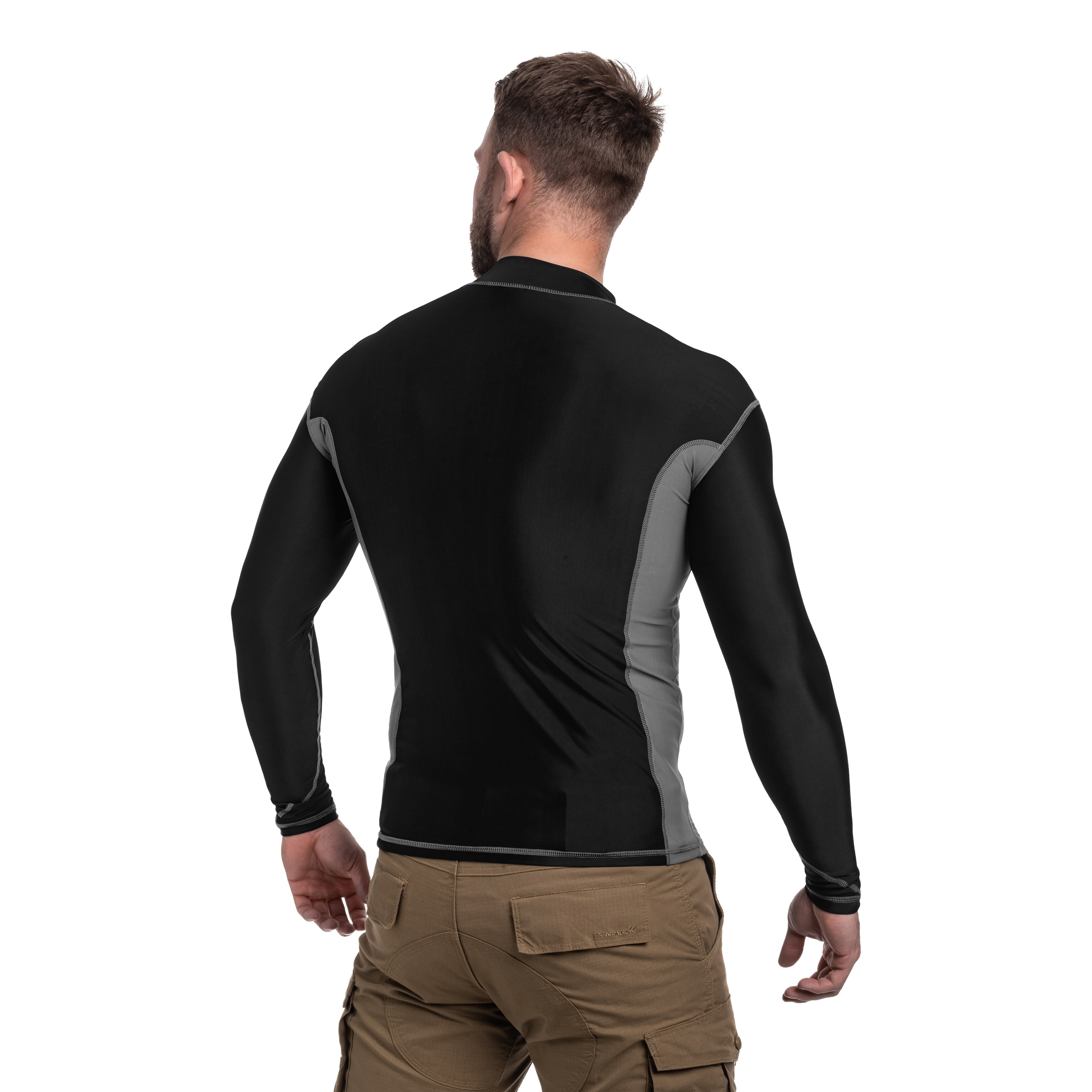 Termoaktivní tričko Highlander Forces Pro Comp Long Sleeve - Black/Grey