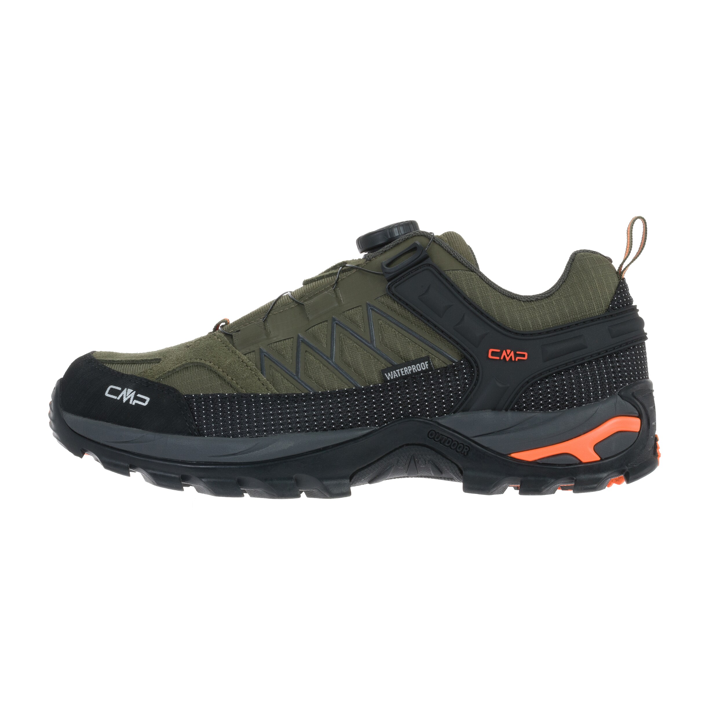 Trekingové boty CMP Rigel Fitgo - Olive/Flame