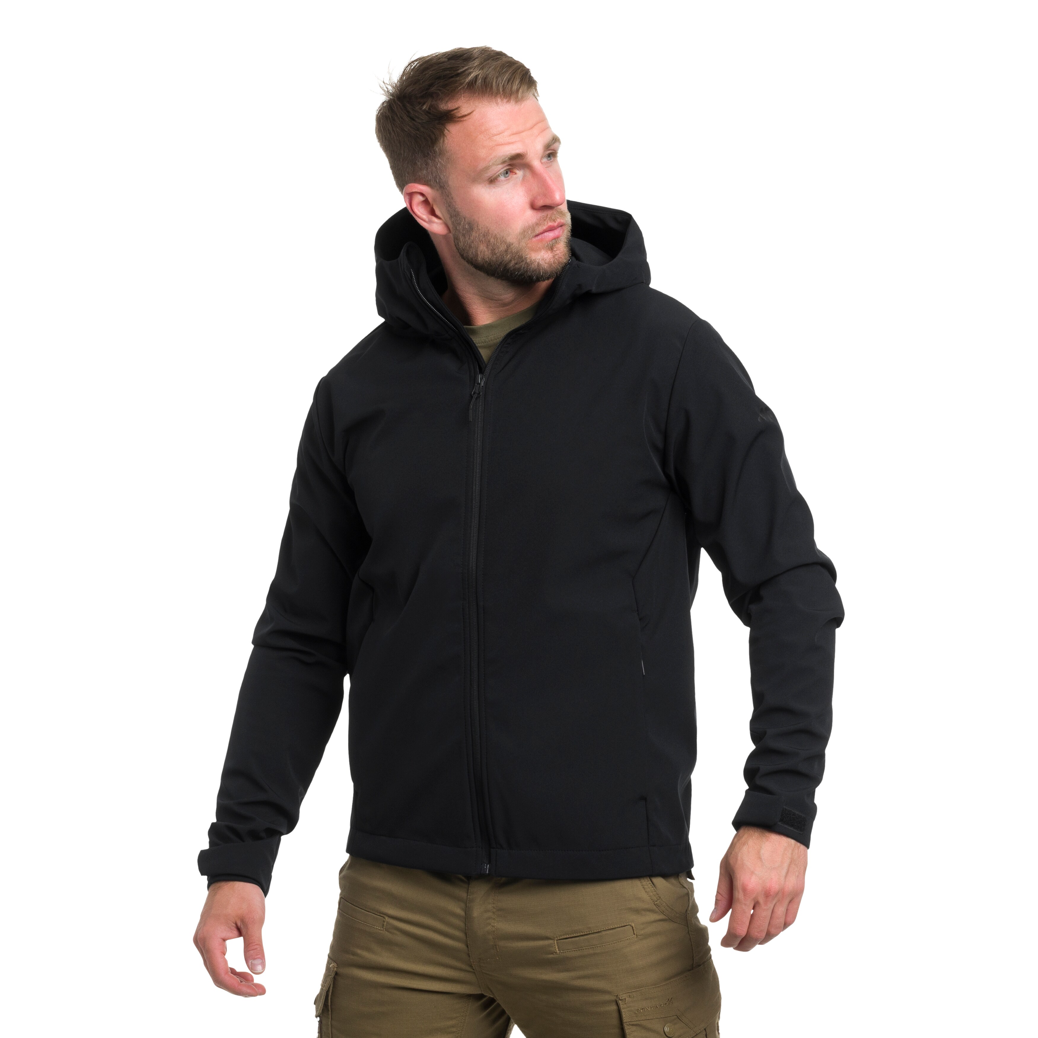 Bunda 4F Softshell M324 - Černá