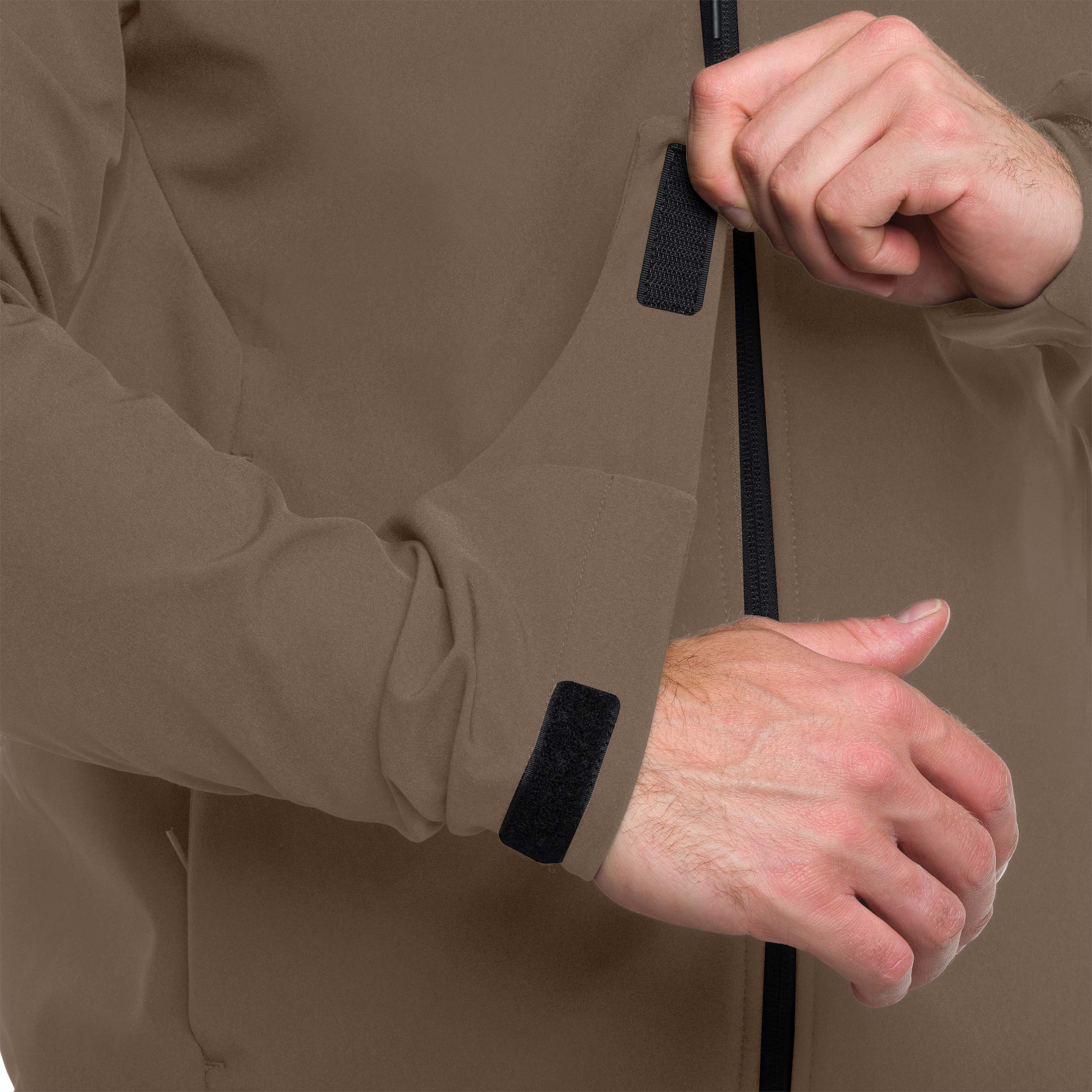 Bunda 4F Softshell M324 - Hnědá