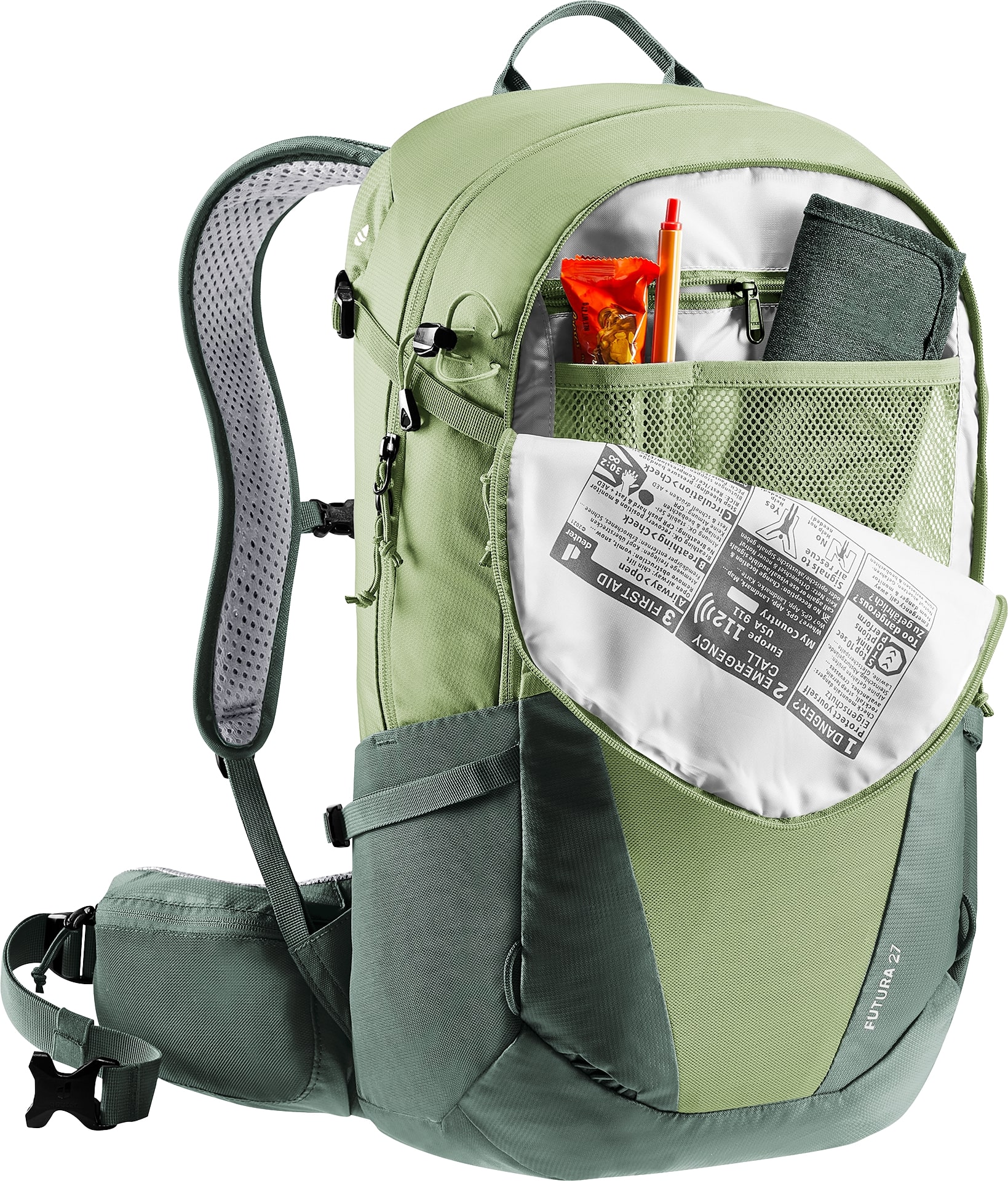 Turistický batoh Deuter Futura 27 l - Grove-Ivy