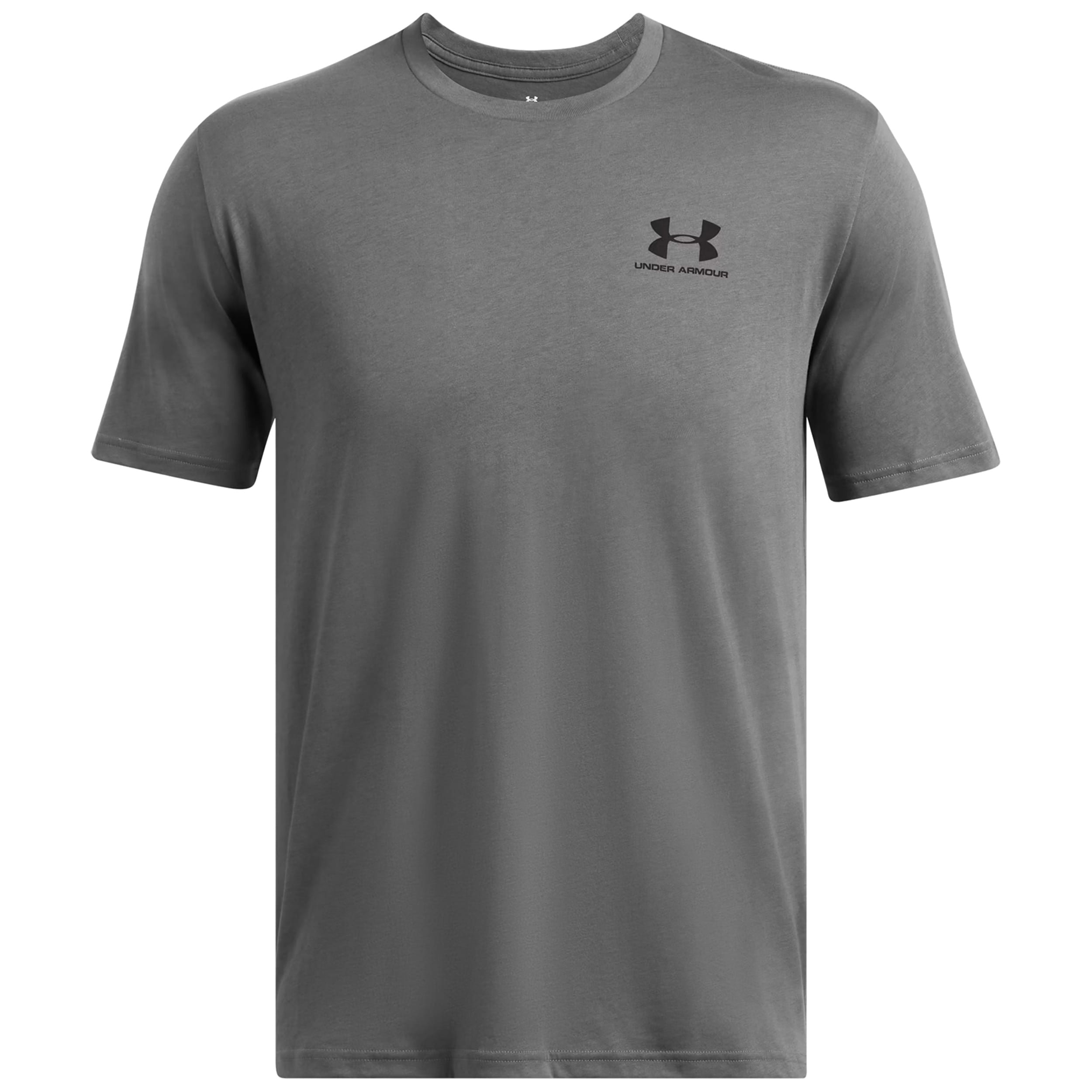 Tričko Under Armour Left Chest Logo - Castle Rock/Black