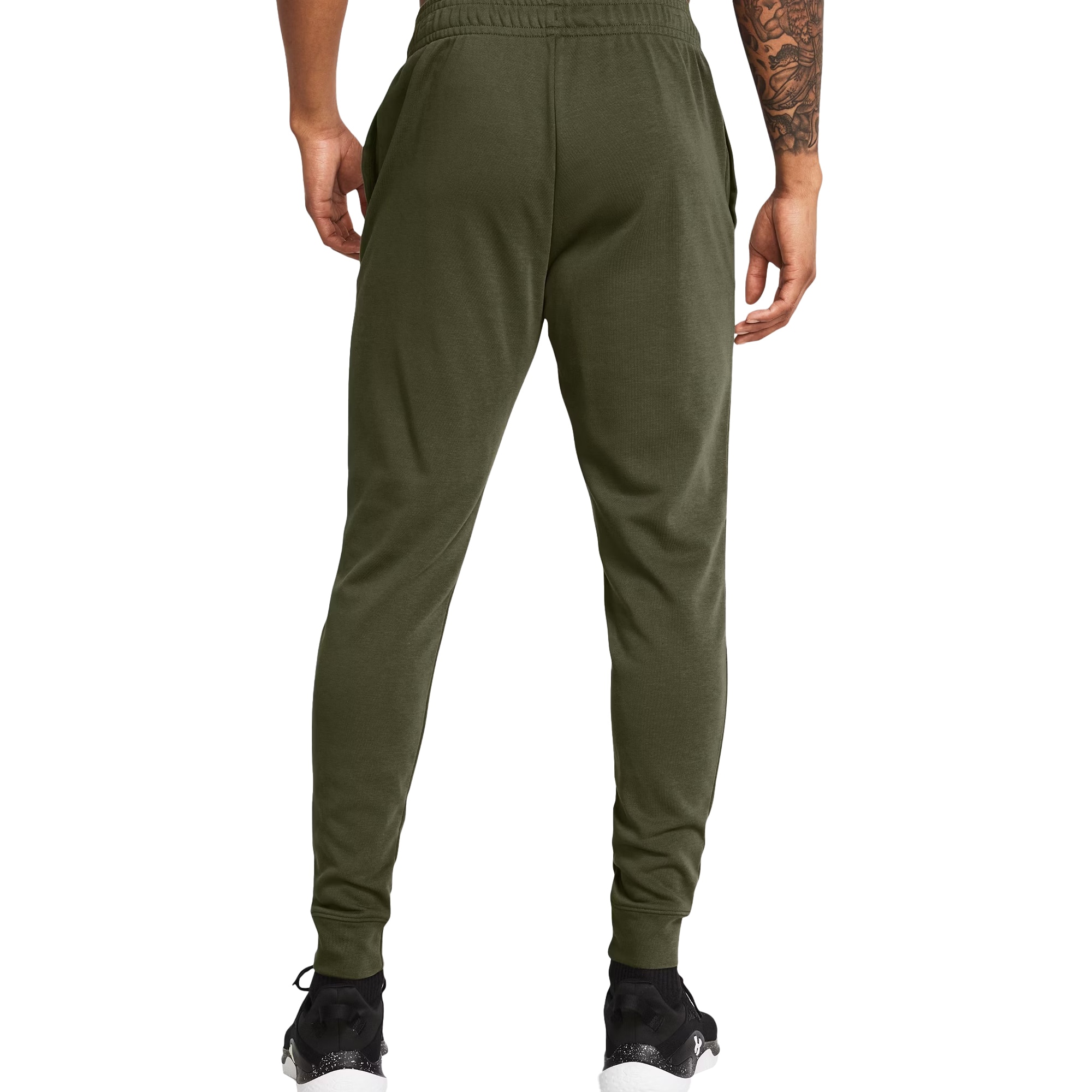 Kalhoty Under Armour Rival Terry Jogger - OD Green/Onyx White