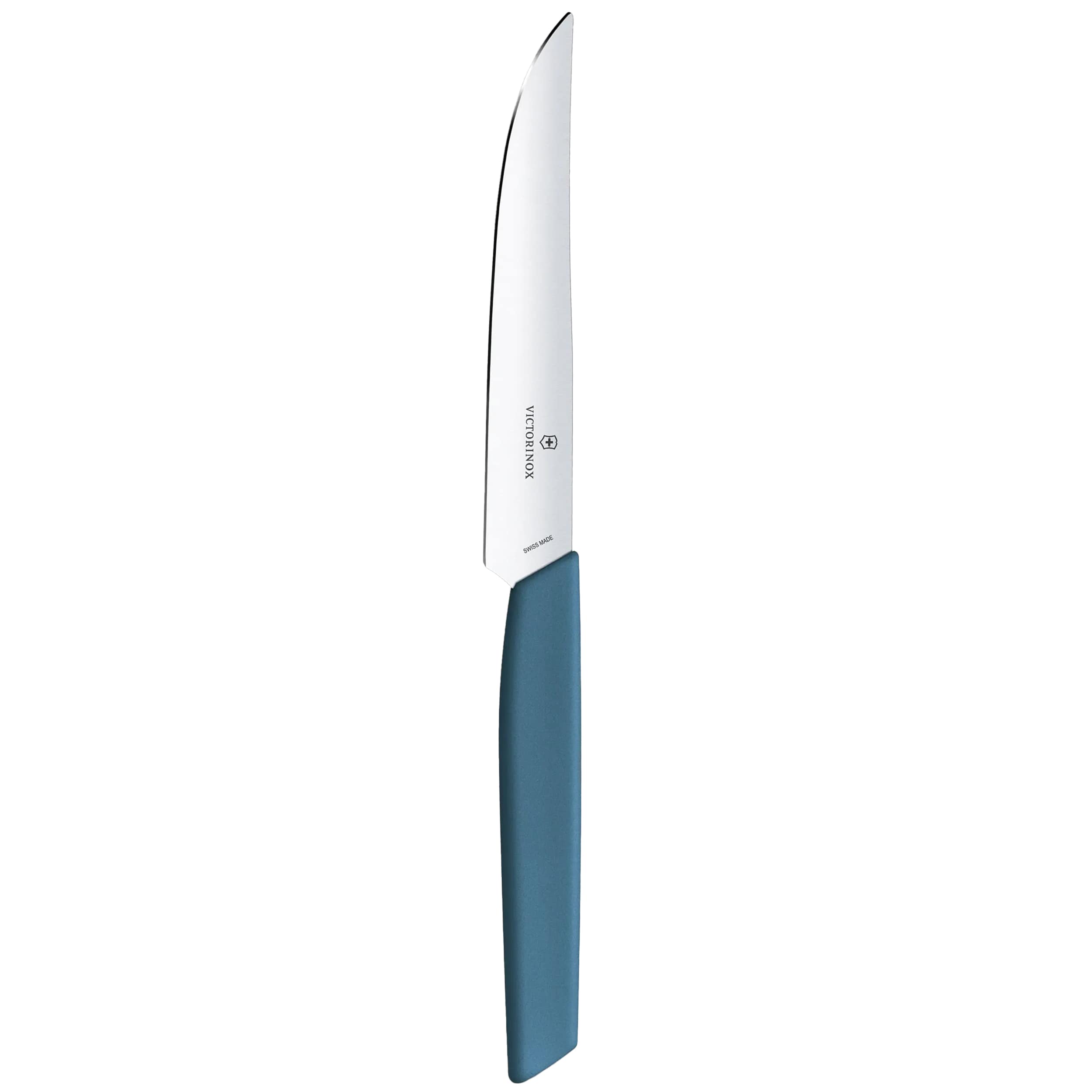 Kuchyňský nůž Victorinox Swiss Modern Cornflower Blue 12 cm – hladká čepel s ostrou špičkou