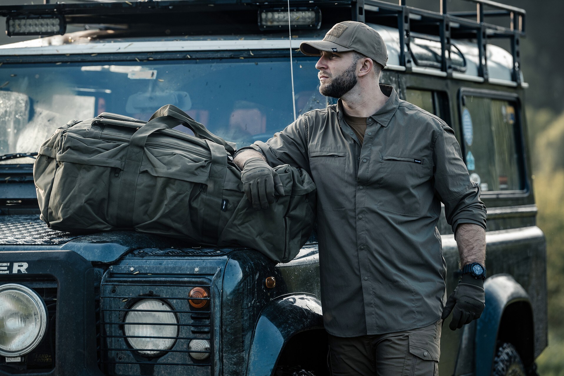 Rukavice Pentagon Duty Mechanic RAL 7013