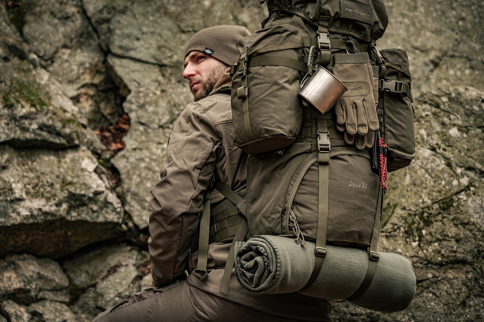 Rukavice Pentagon Duty Mechanic RAL 7013